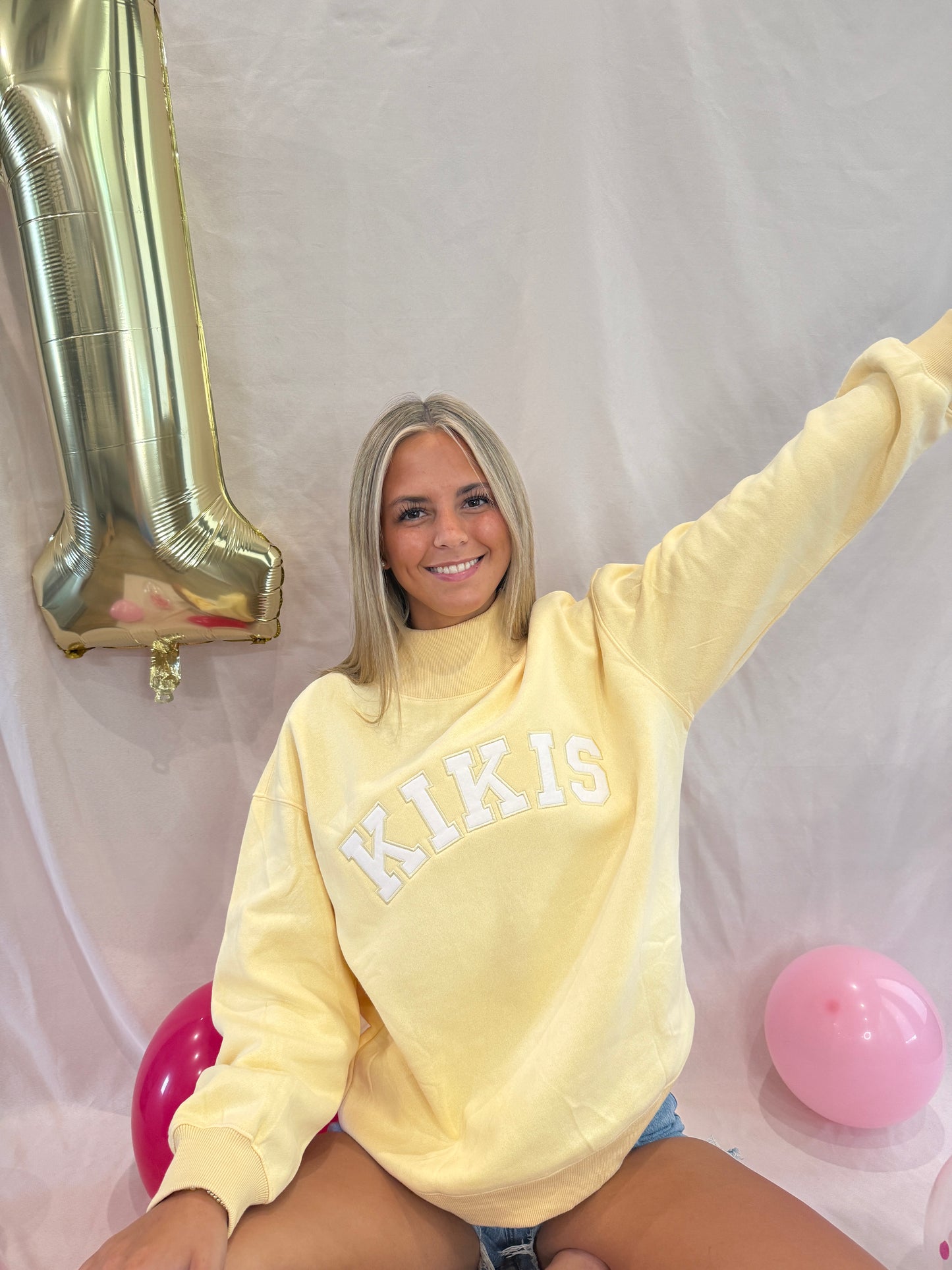Kiki’s Butter Yellow Mockneck