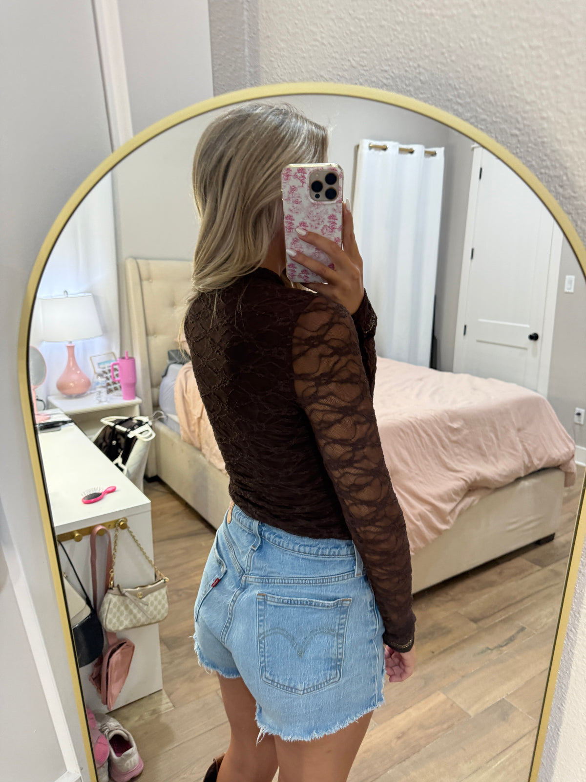 Eyelet Lace Longsleeve