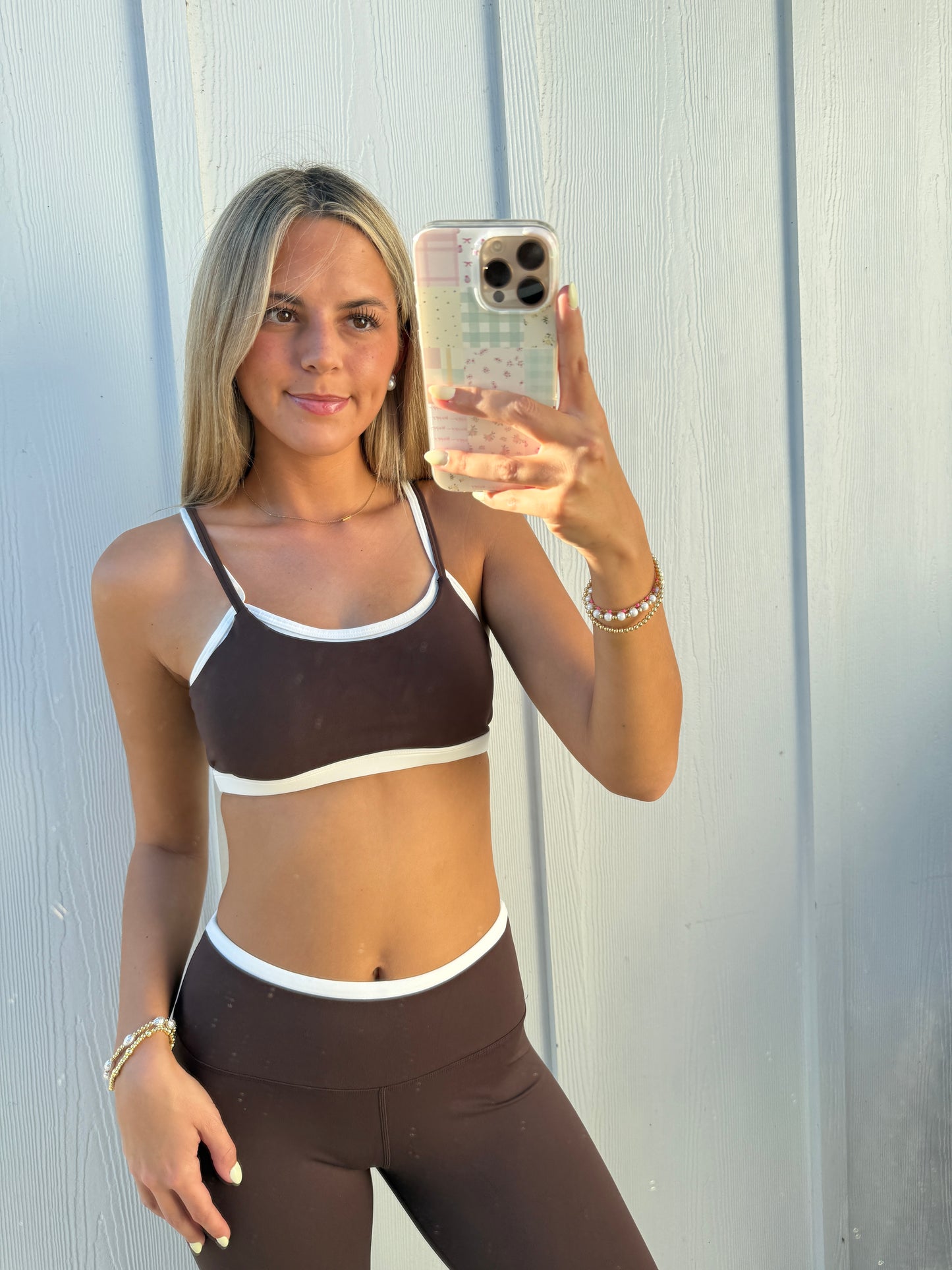 Brown Layered BRA