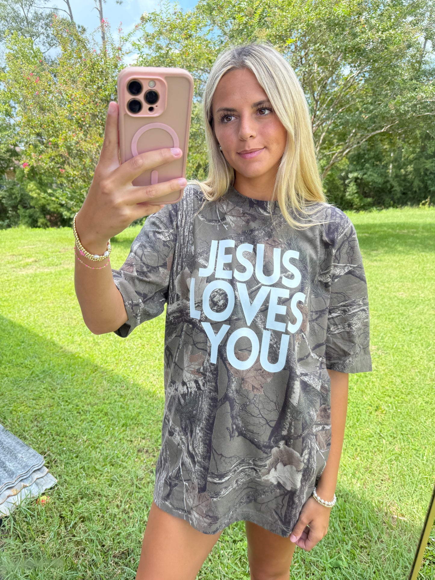 Jesus Loves You Oversized Tee