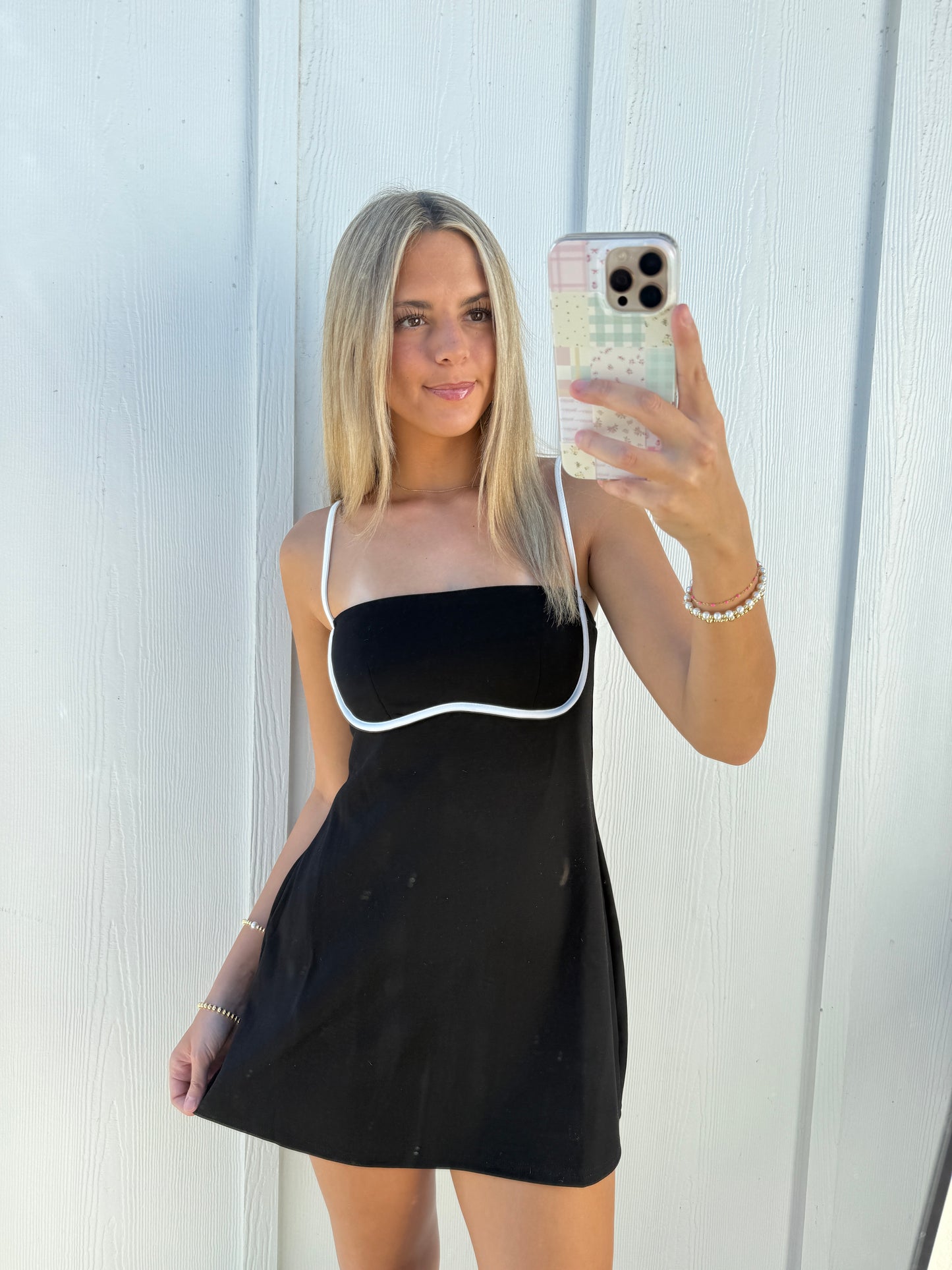 Black Airbrush Dress