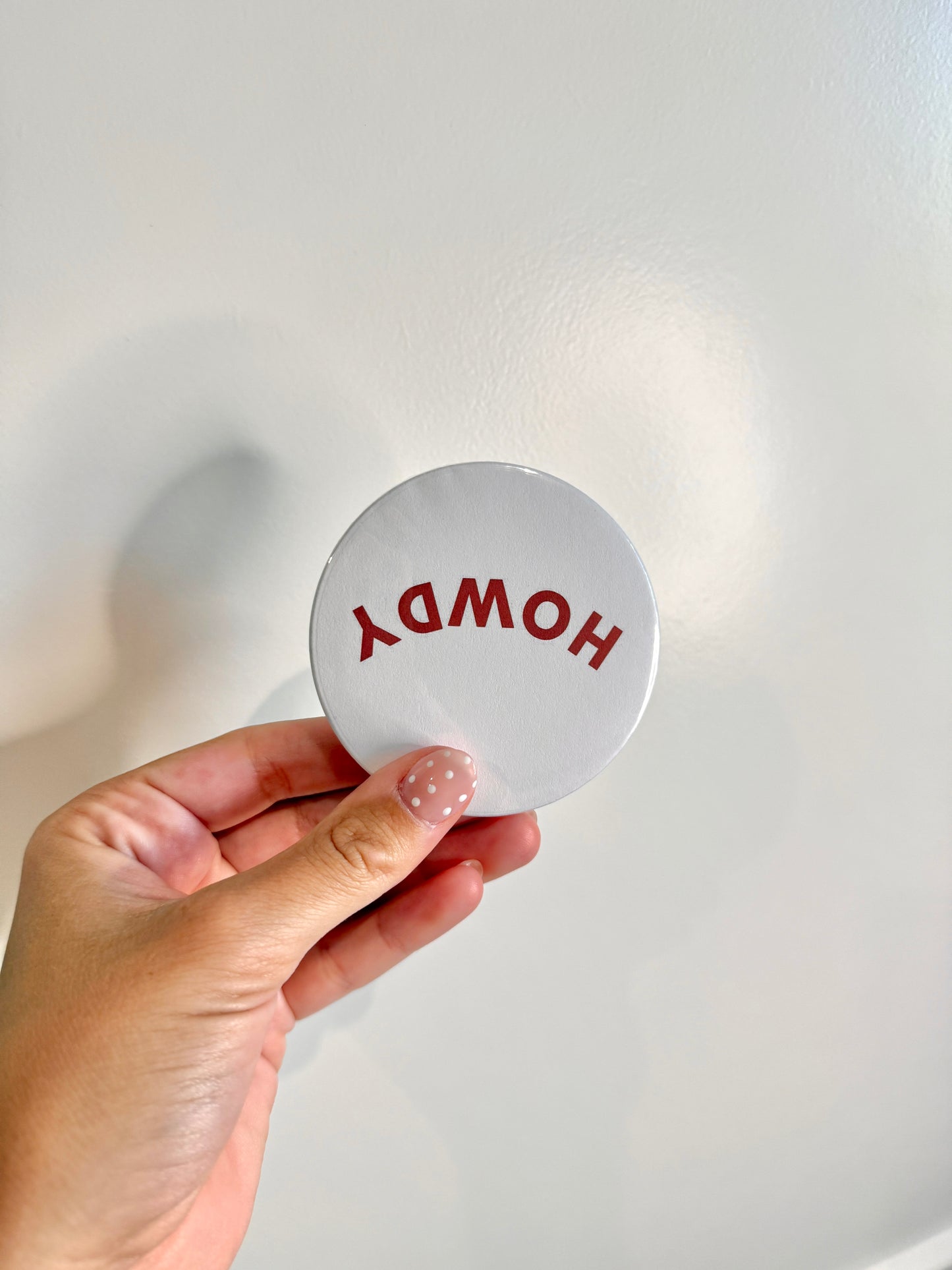 Howdy Game Day Button