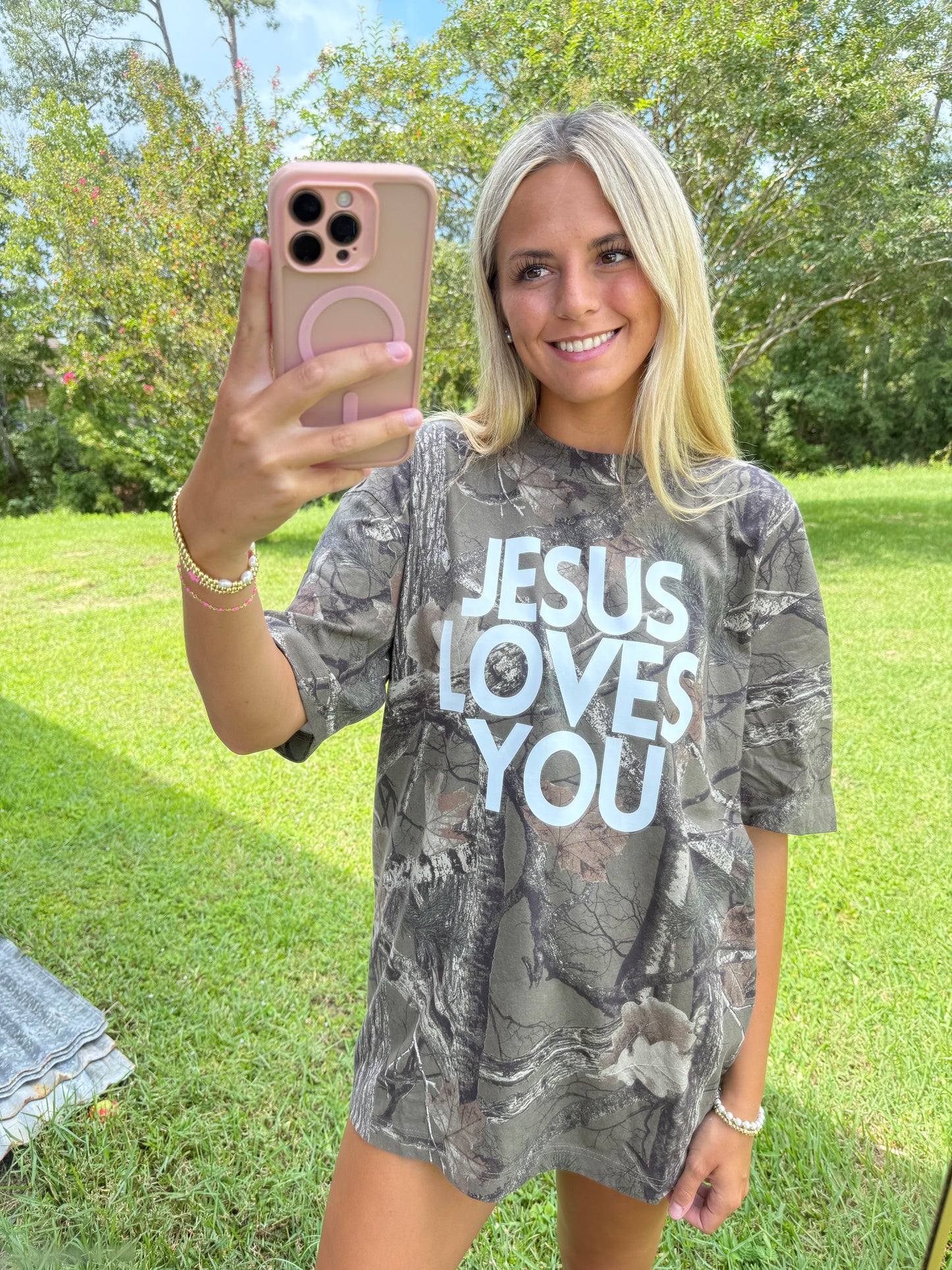 Jesus Loves You Oversized Tee