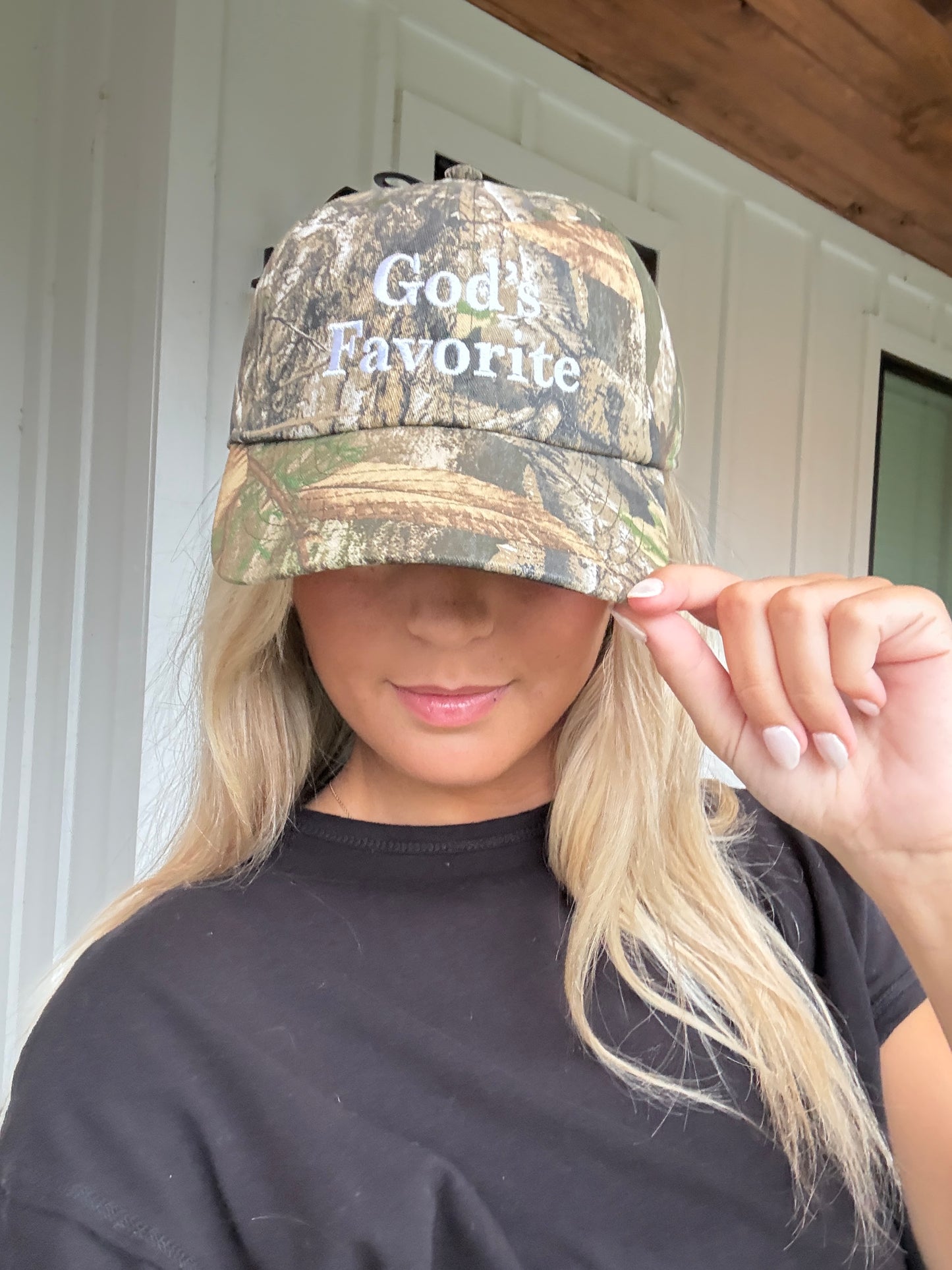 Gods Favorite Camo Hat