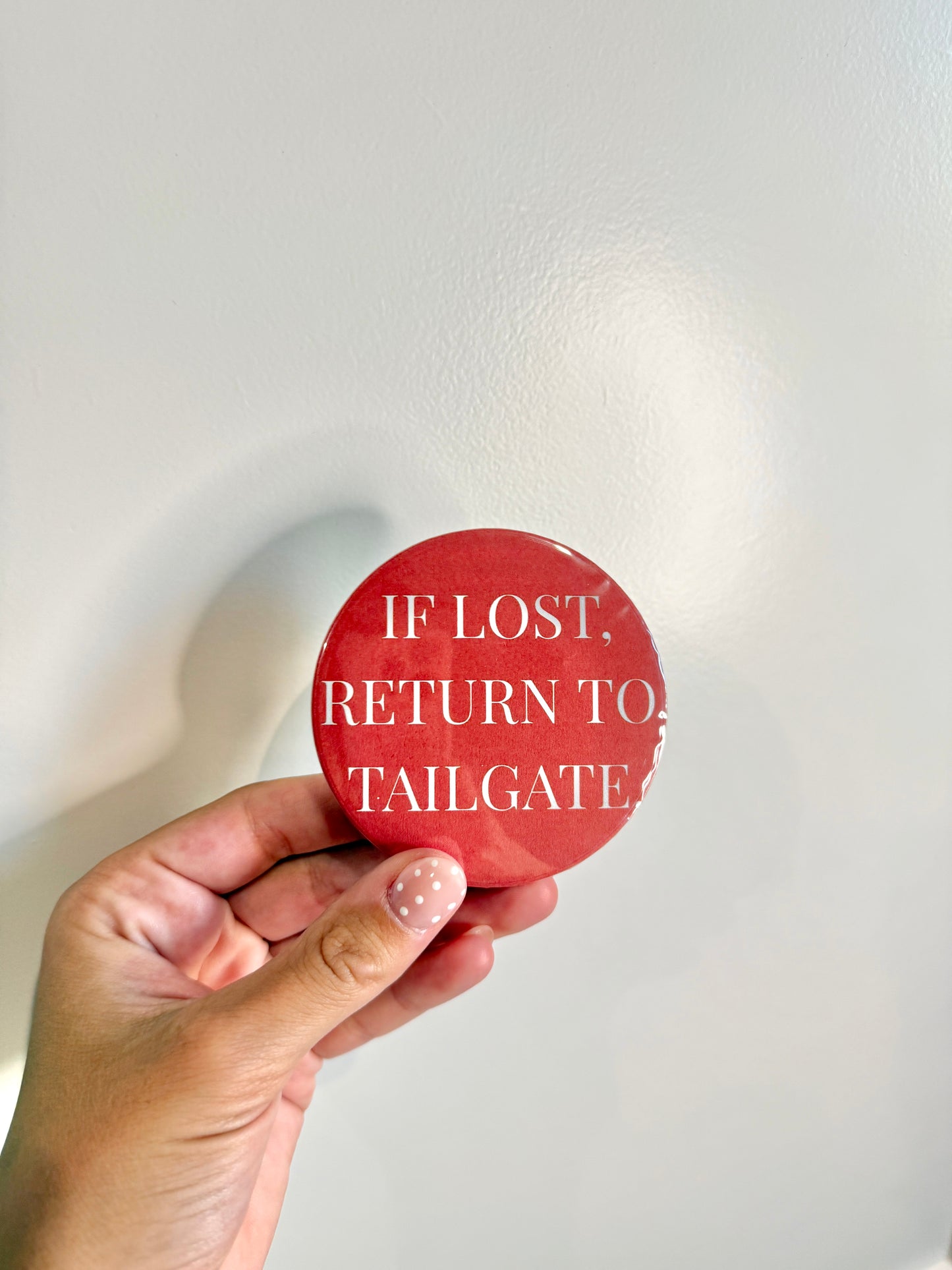 If Lost Return to Tailgate Button