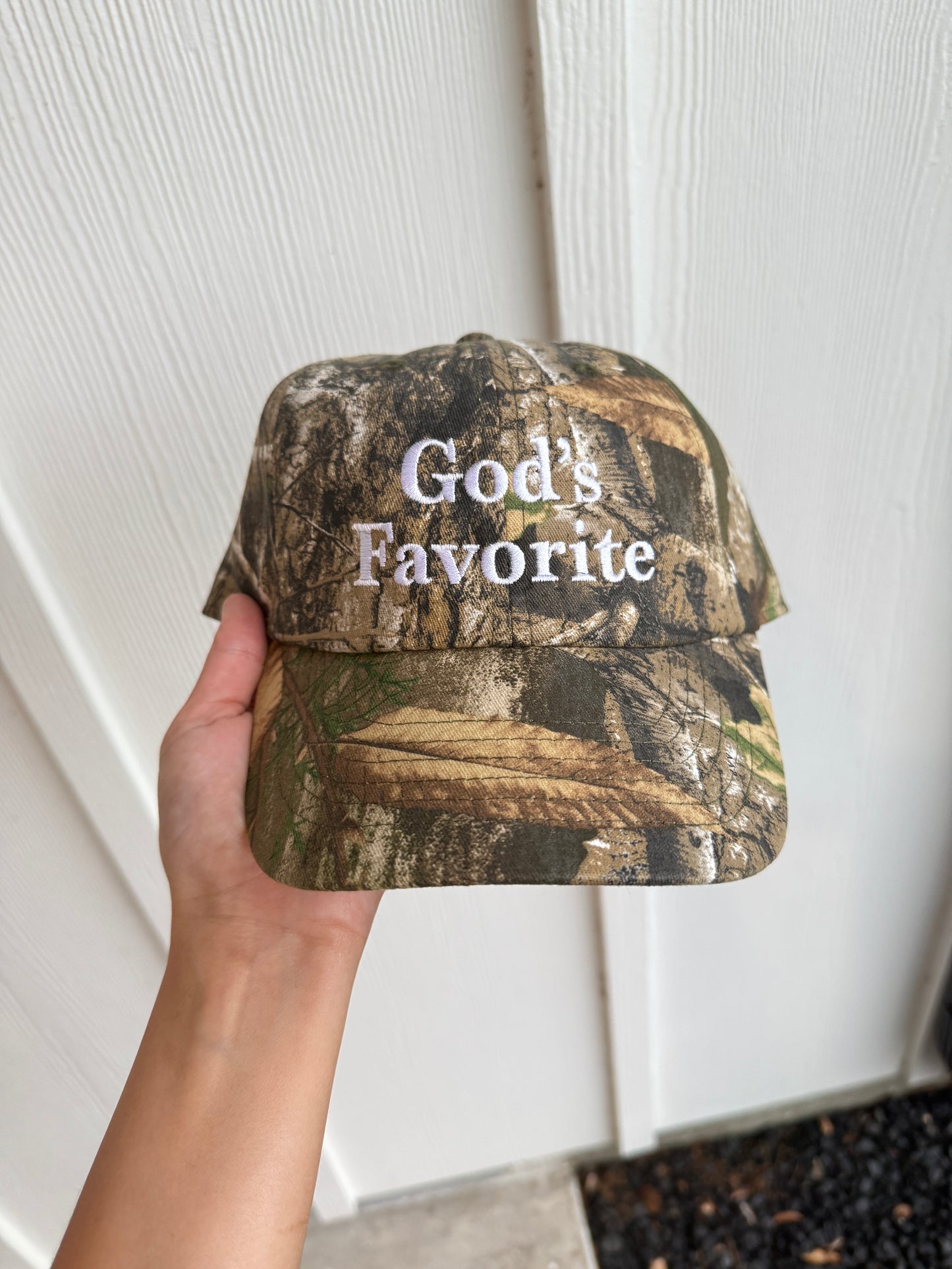 Gods Favorite Camo Hat