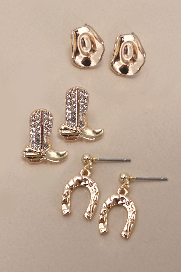 Country Stud Earrings