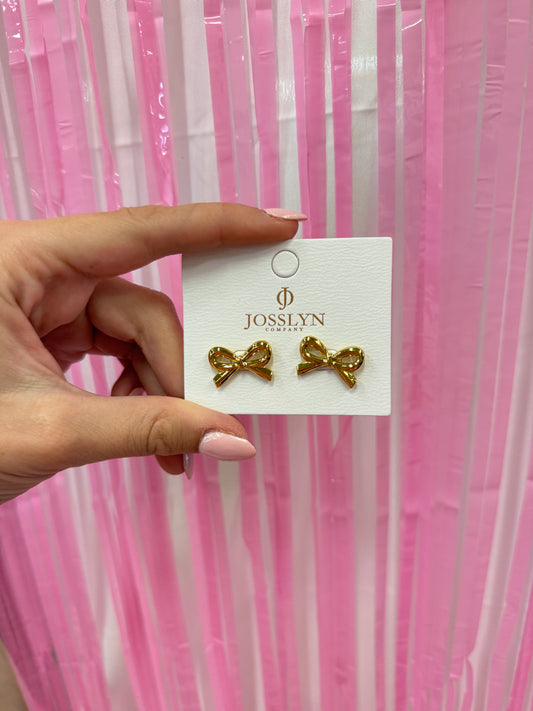 Bow Studs SS (Tarnish Free)