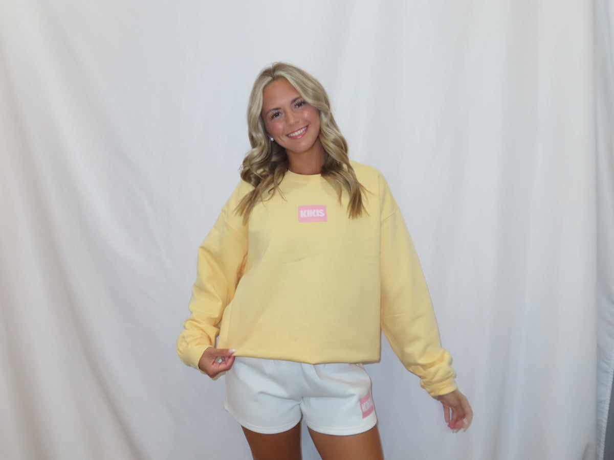Yellow Kiki’s Patch Sweatshirt