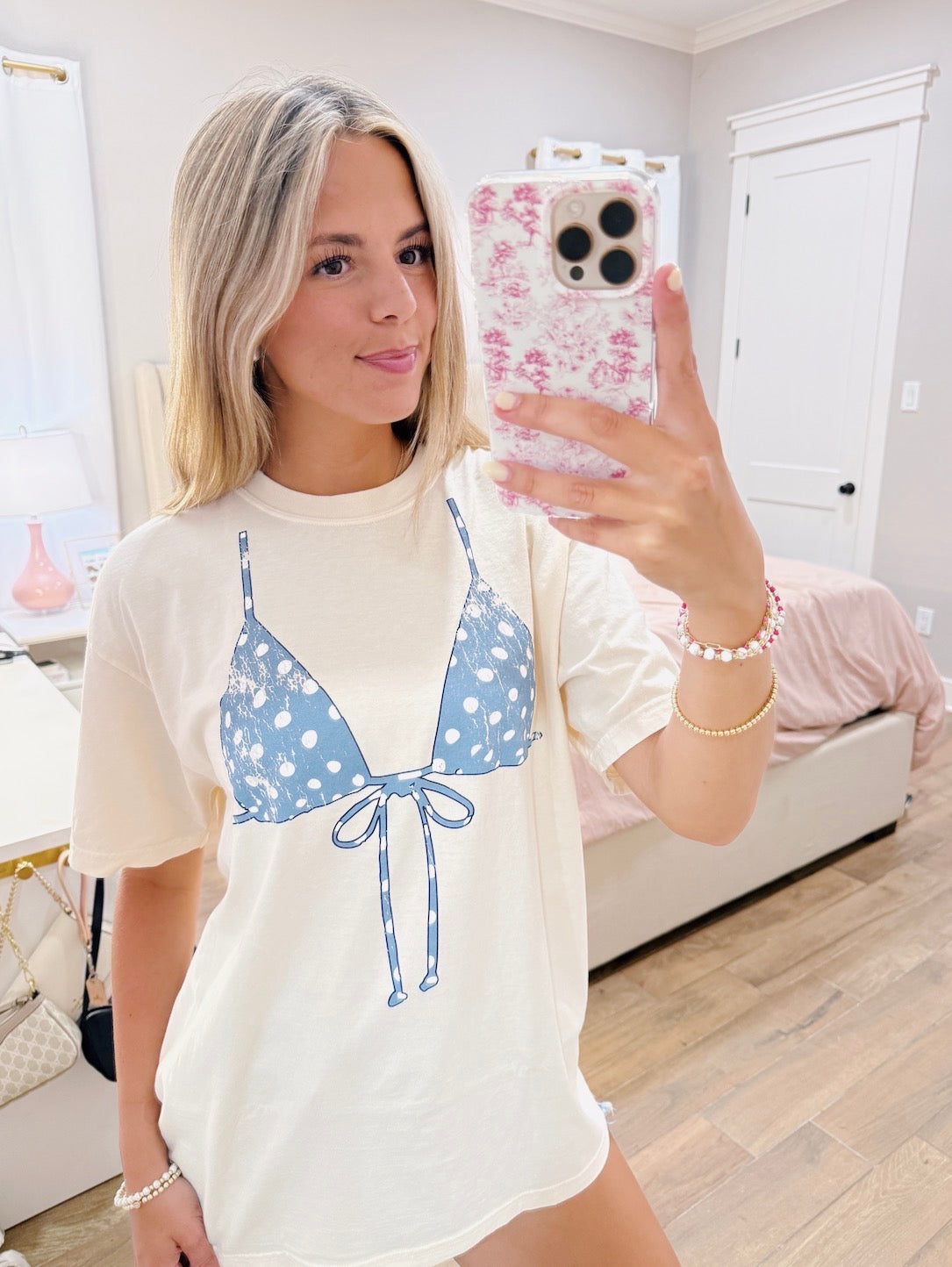 Blue Bikini Tee