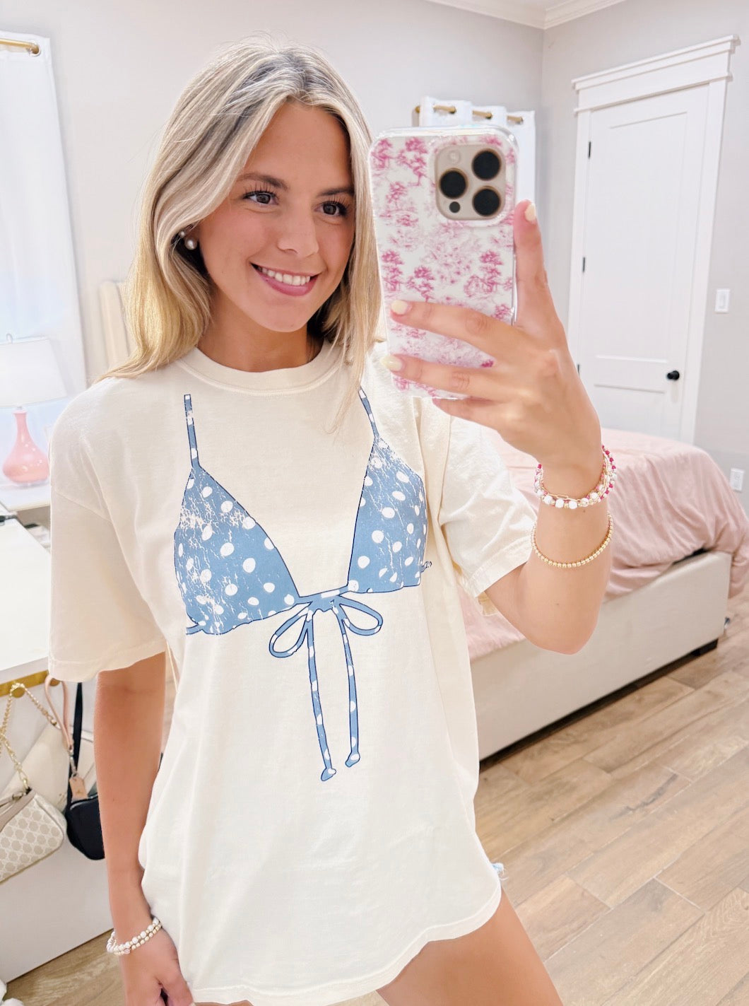 Blue Bikini Tee