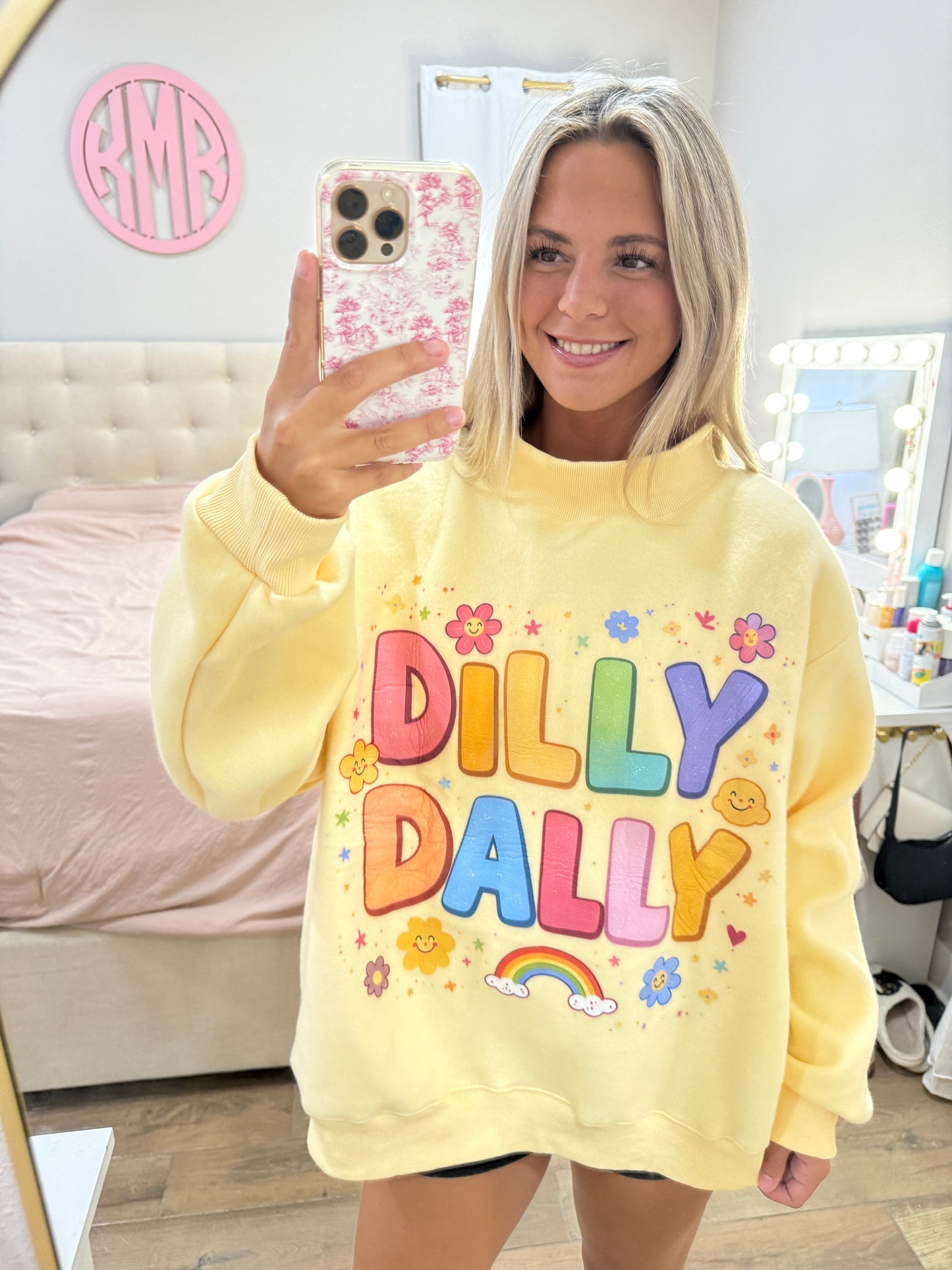 Dilly Dally Reversible Mockneck