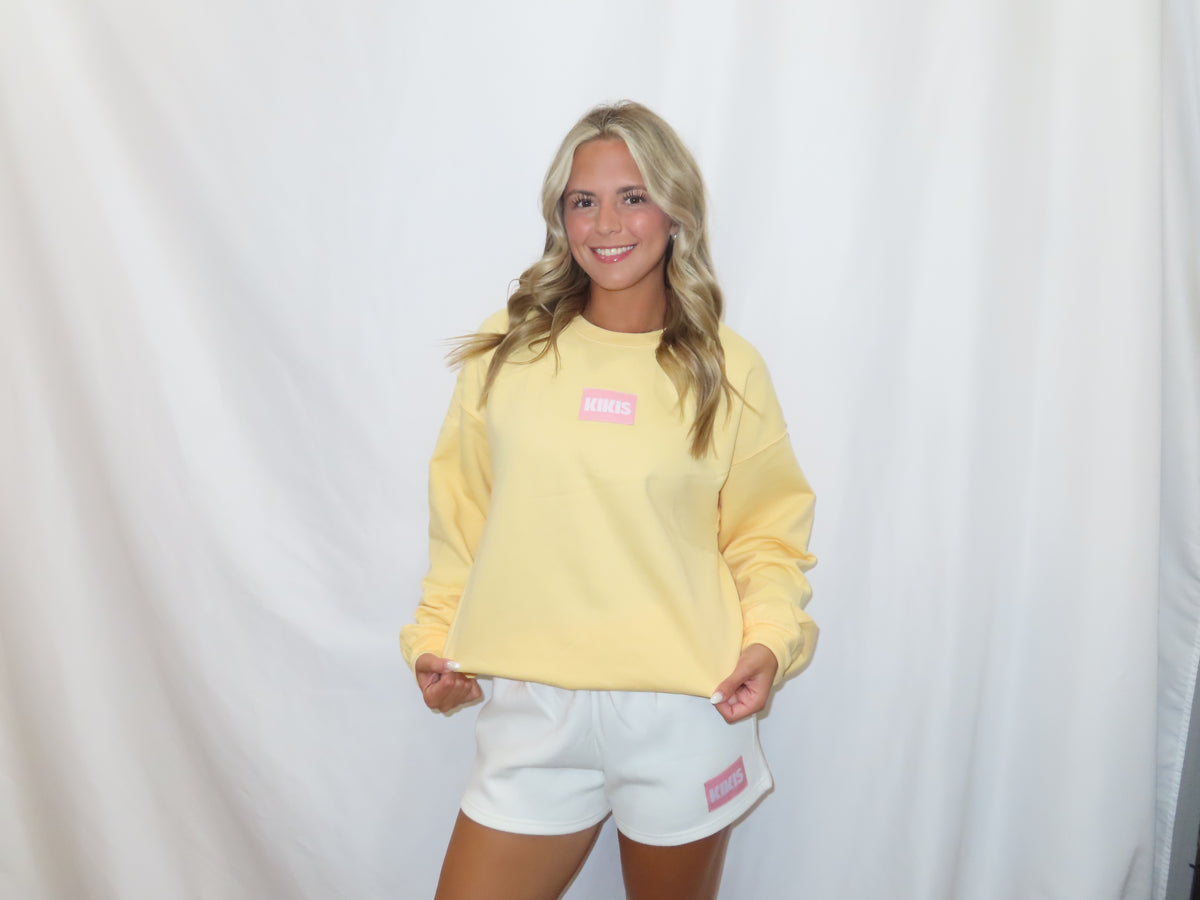 Yellow Kiki’s Patch Sweatshirt