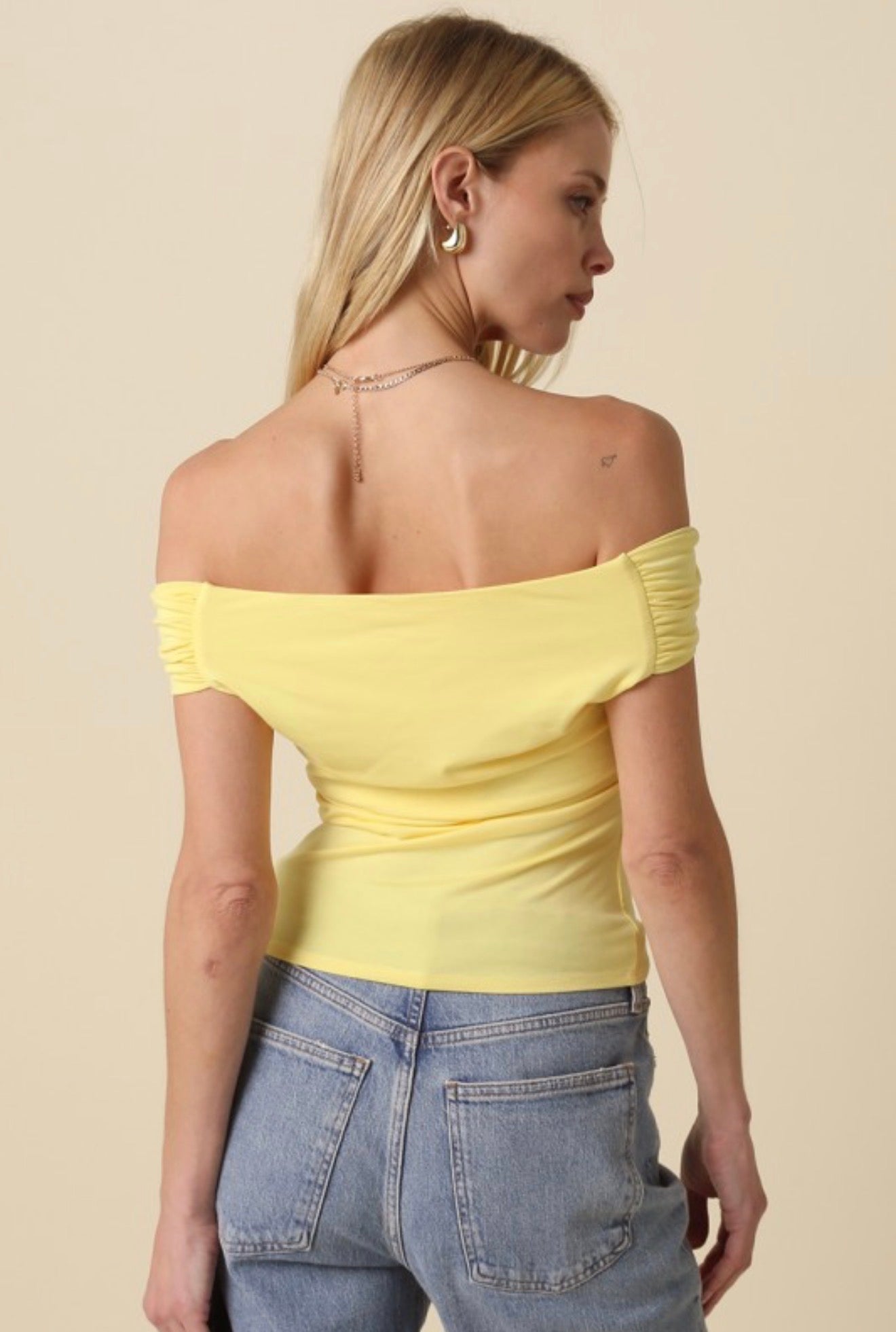 Butter Off-Shoulder Top