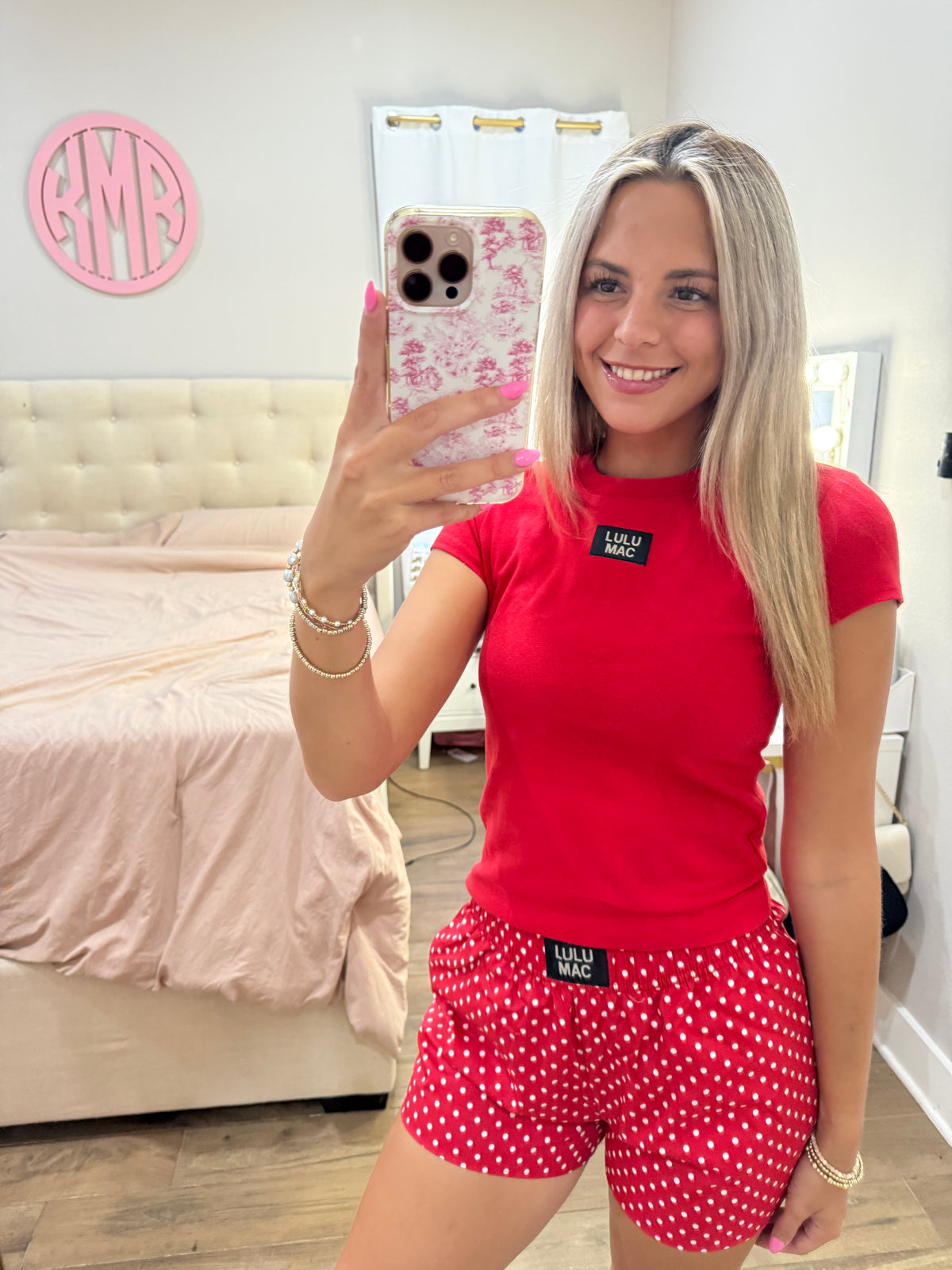 Red Babydoll Top