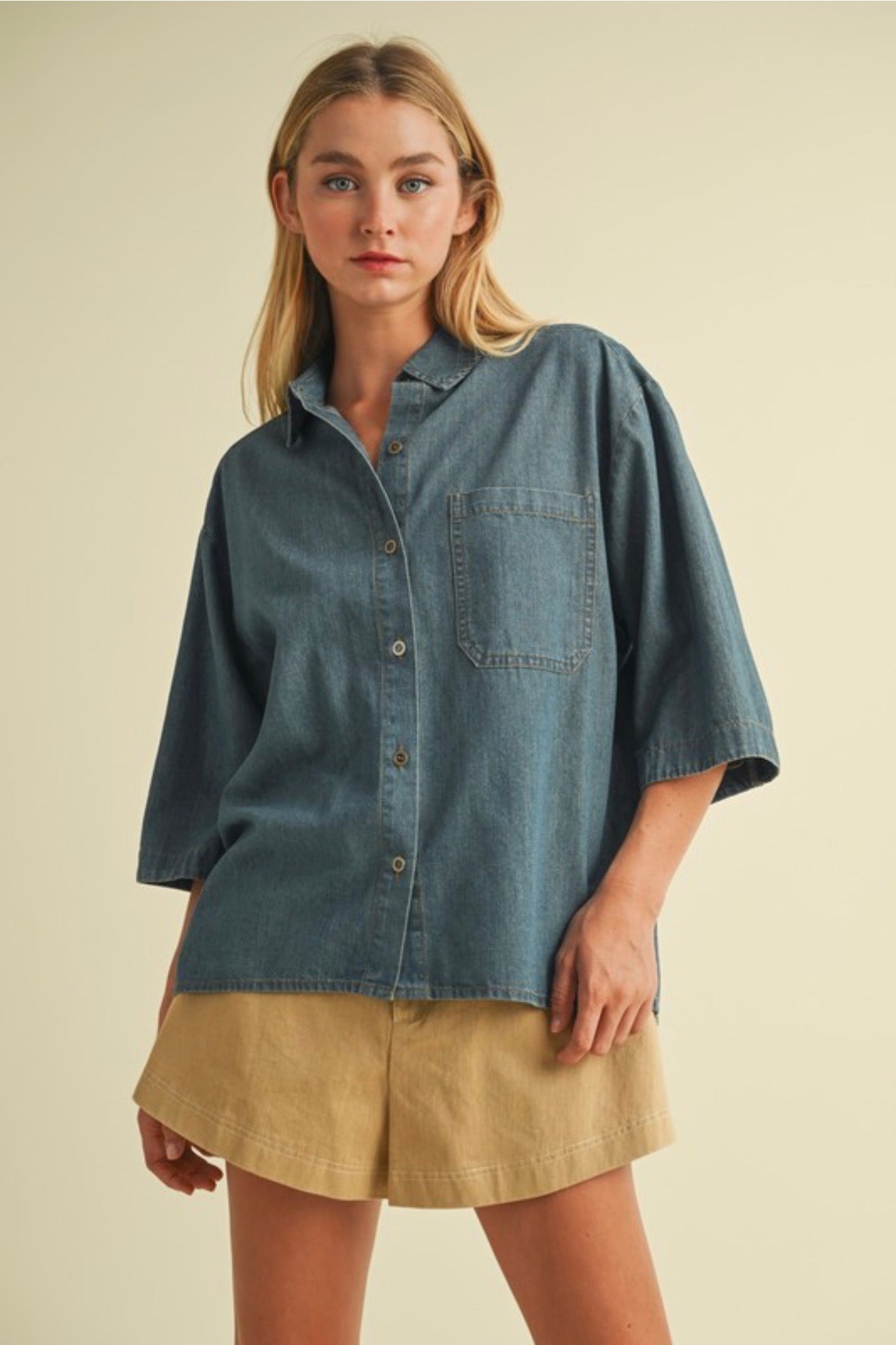 Denim Button Up