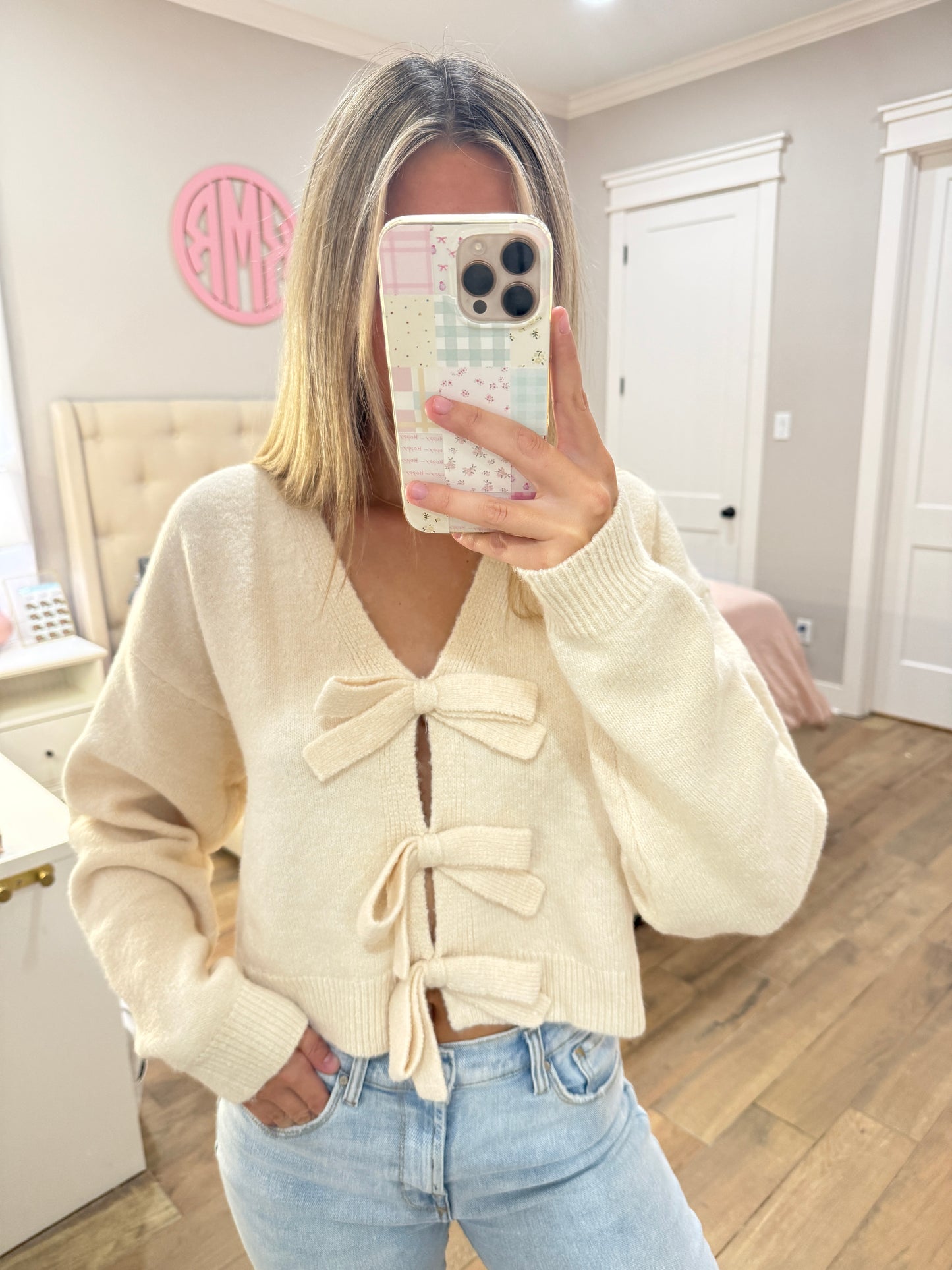 Reversible Bow Sweater