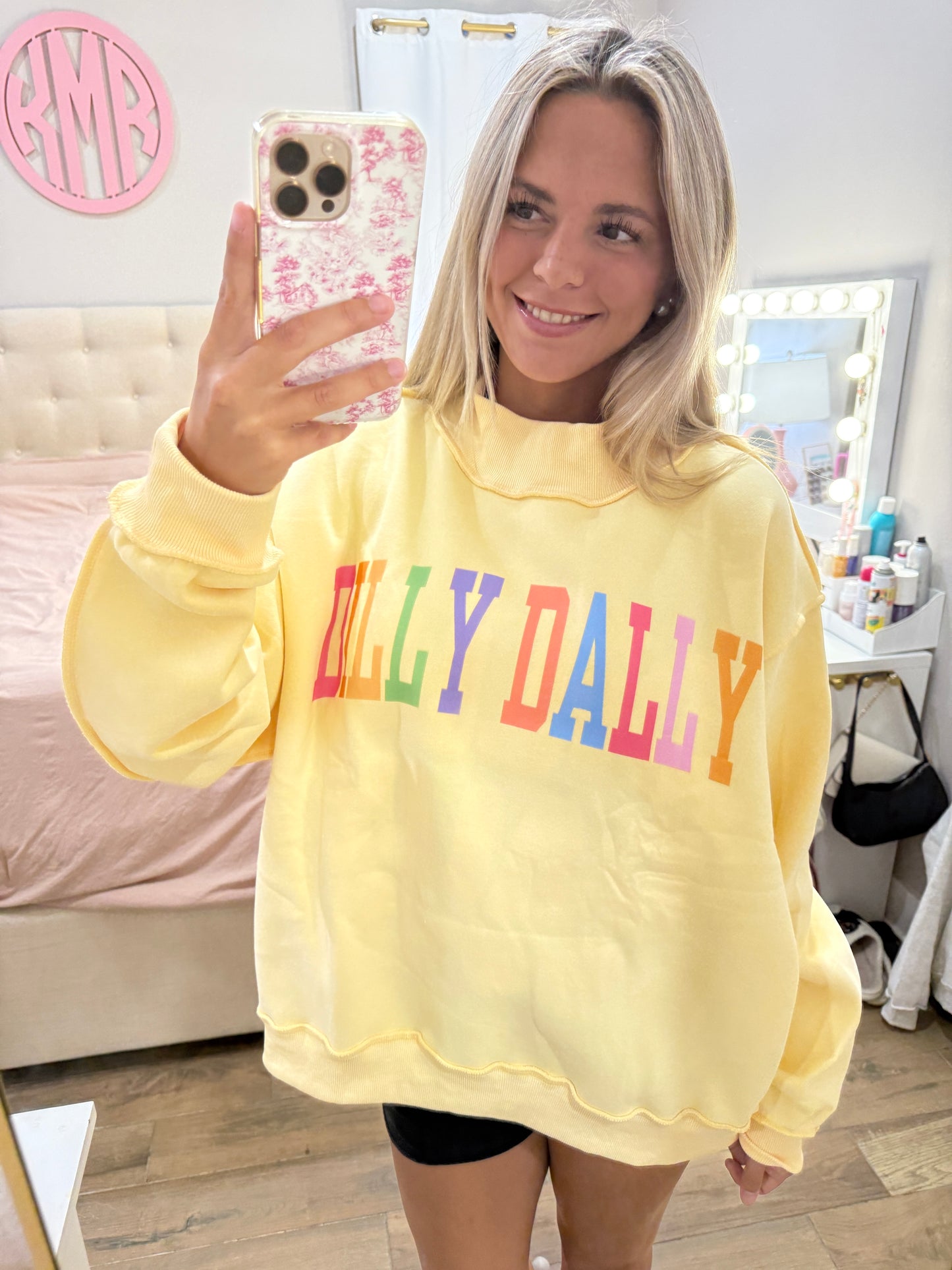 Dilly Dally Reversible Mockneck