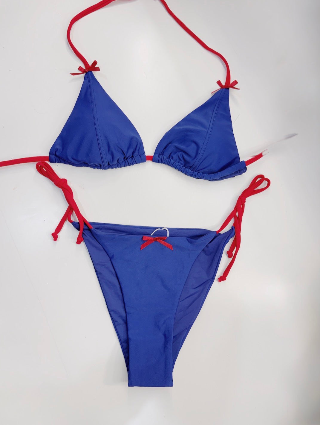 Red & Blue Bow Bikini