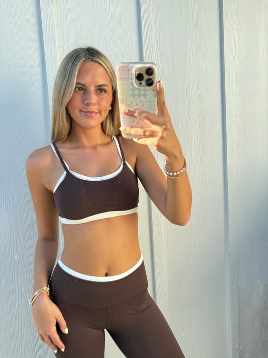 Brown Layered BRA