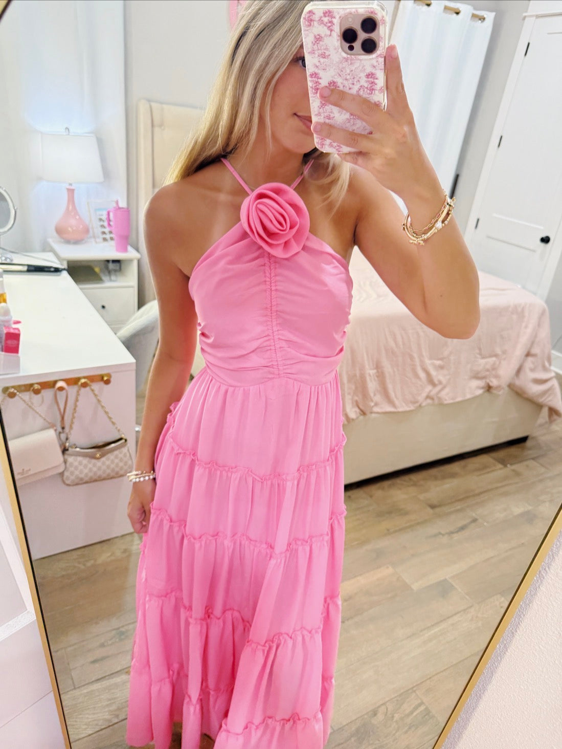 Blushing Babe Maxi Dress