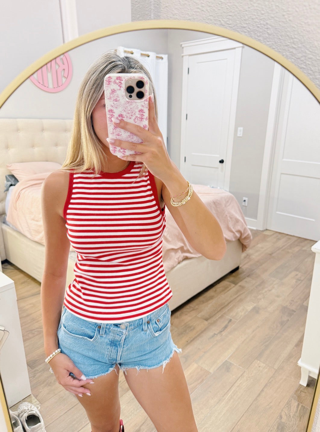 Red Striped Tank