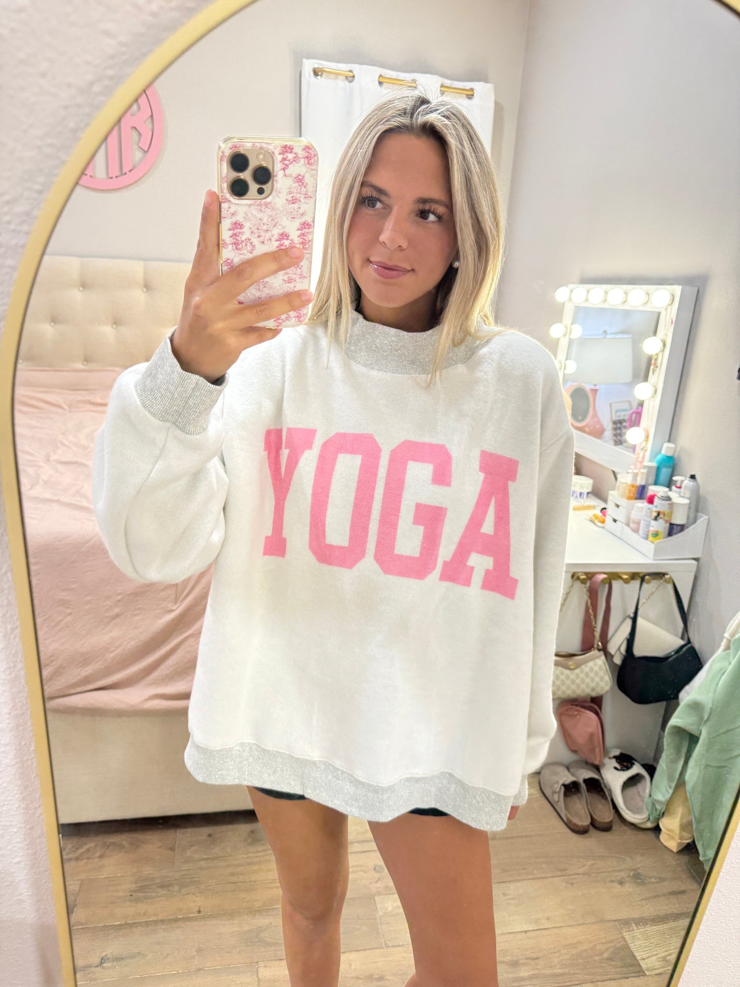 “Pilates” & “Yoga” Mockneck