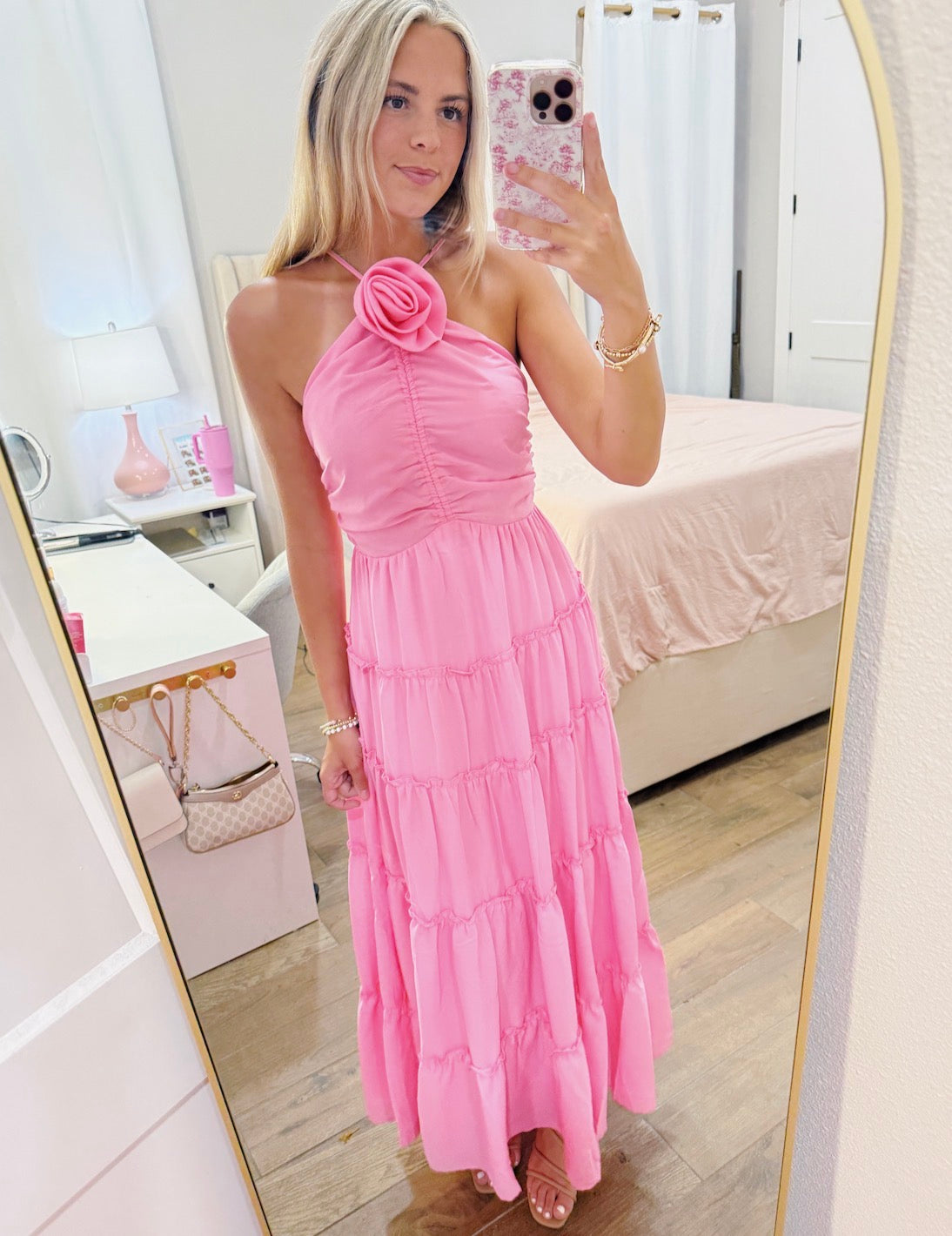 Blushing Babe Maxi Dress