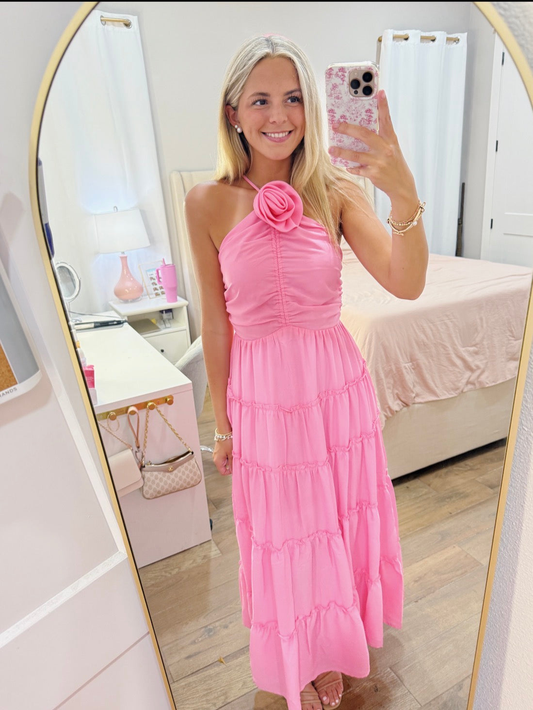 Blushing Babe Maxi Dress