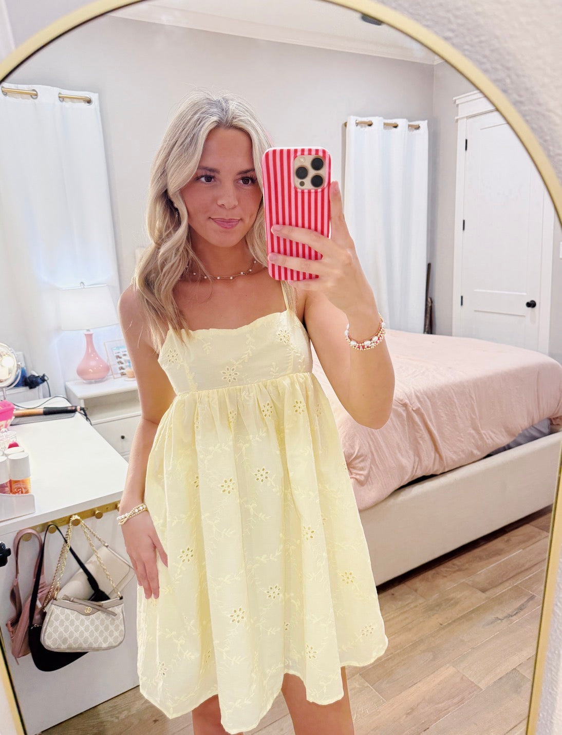 Butter Eyelet Dress