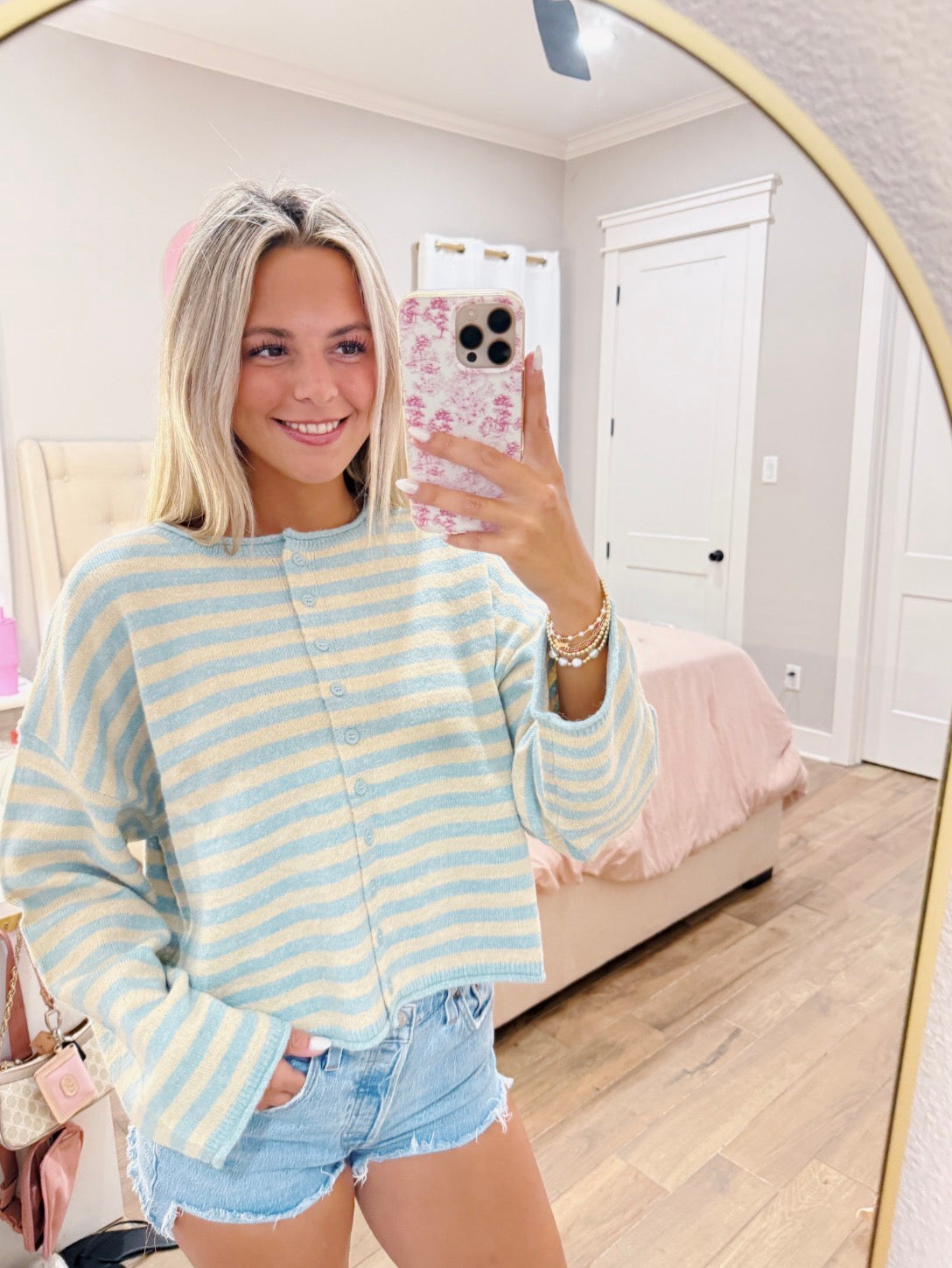 Lemon Drop Striped Sweater