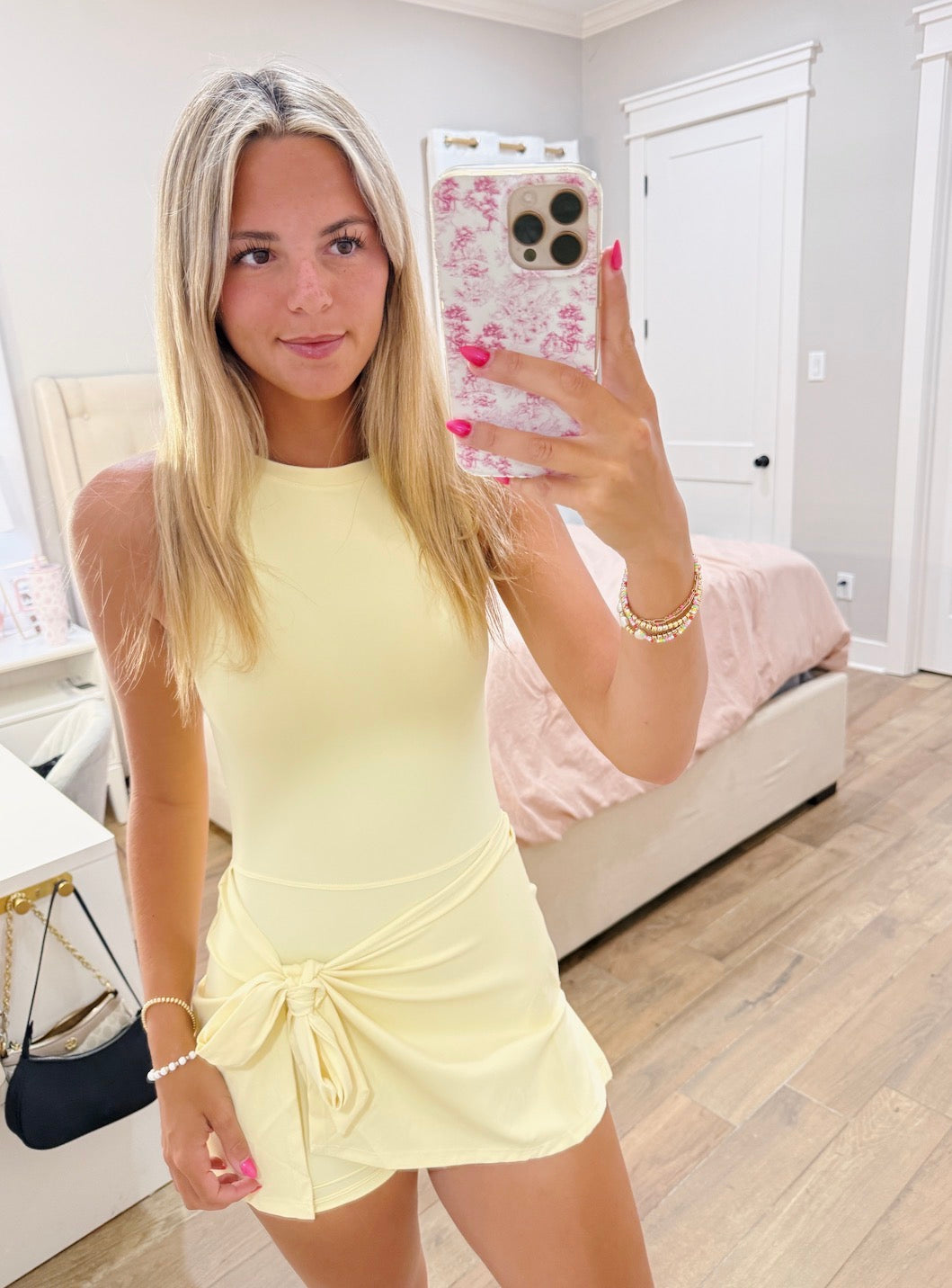 Butter Yellow Wrap Romper