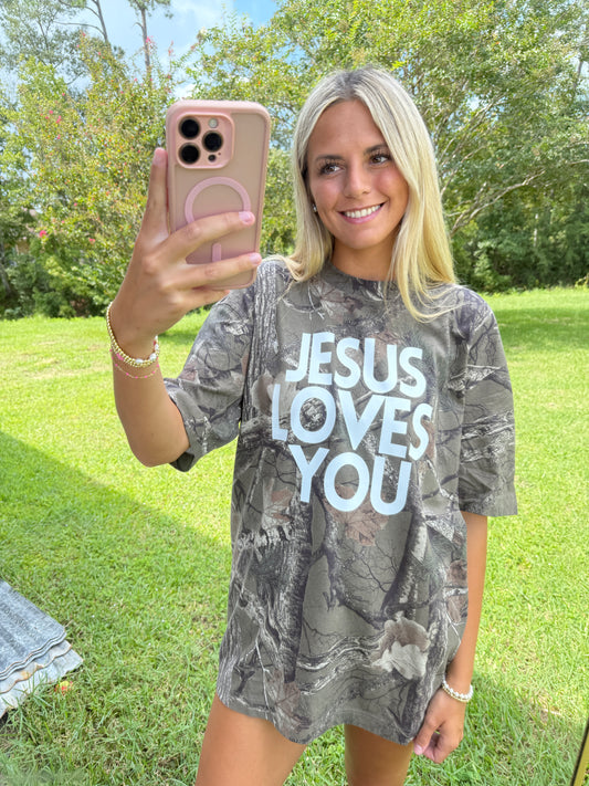 Jesus Loves You Oversized Tee