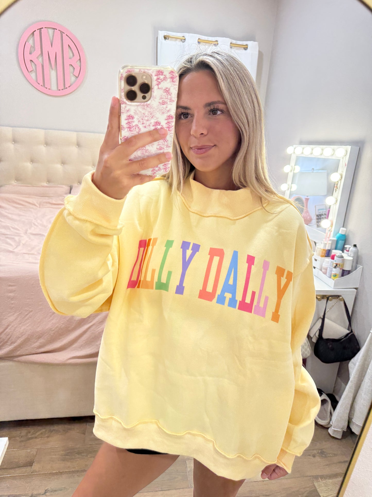 Dilly Dally Reversible Mockneck