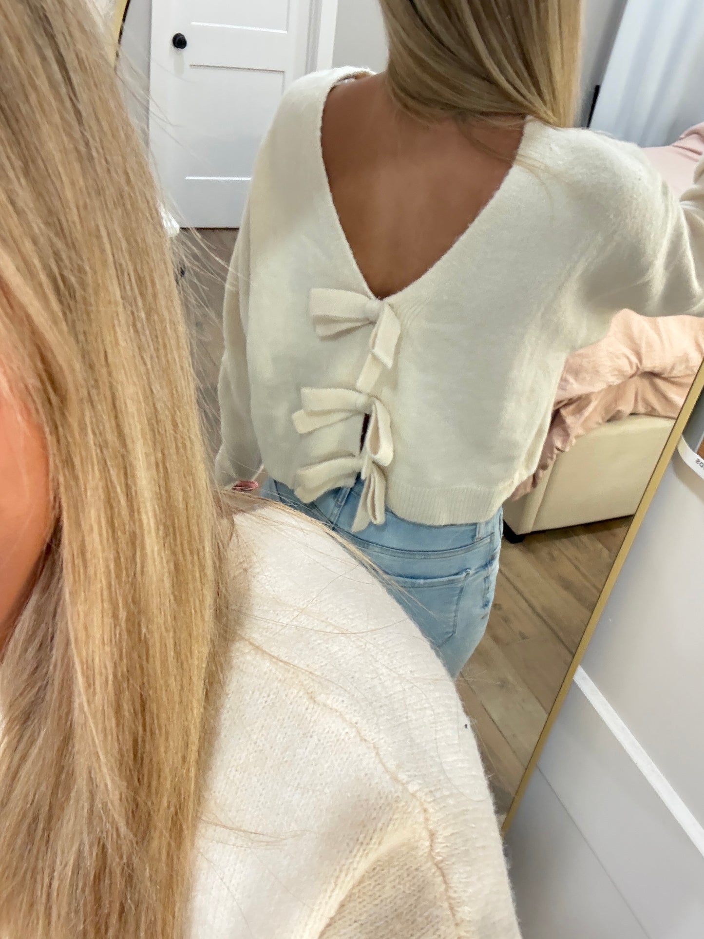 Reversible Bow Sweater