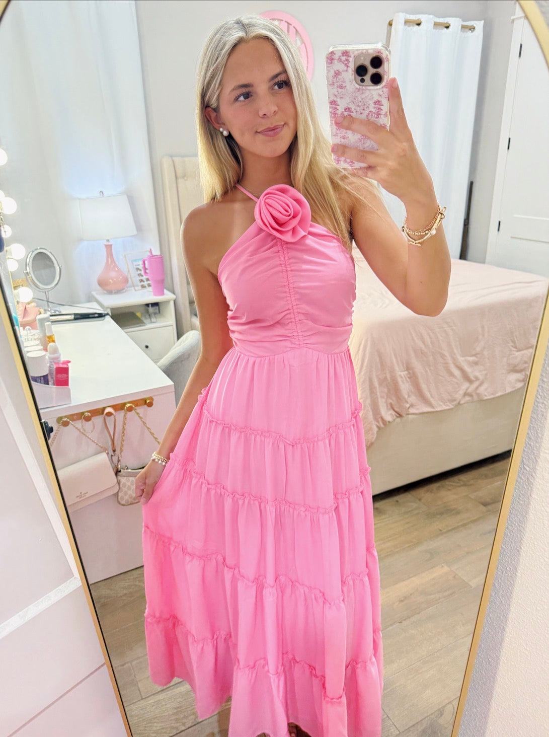 Blushing Babe Maxi Dress