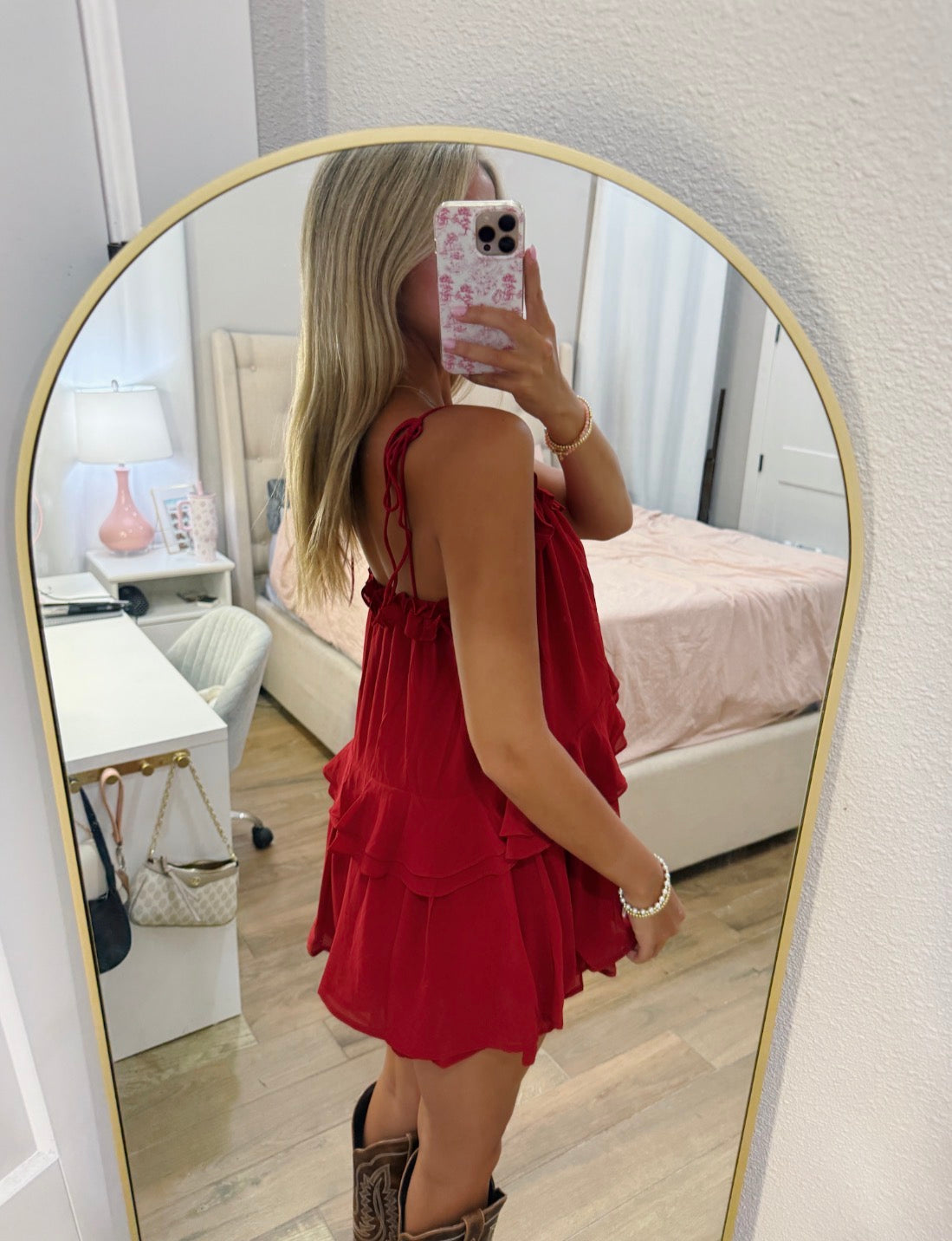 Gig ‘Em Ruffled Romper