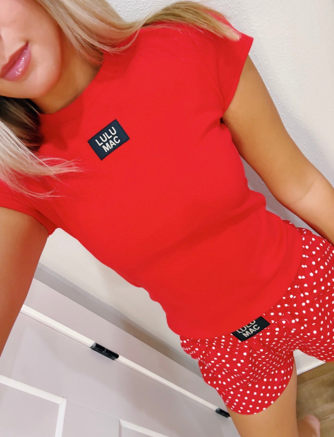 Red Babydoll Top
