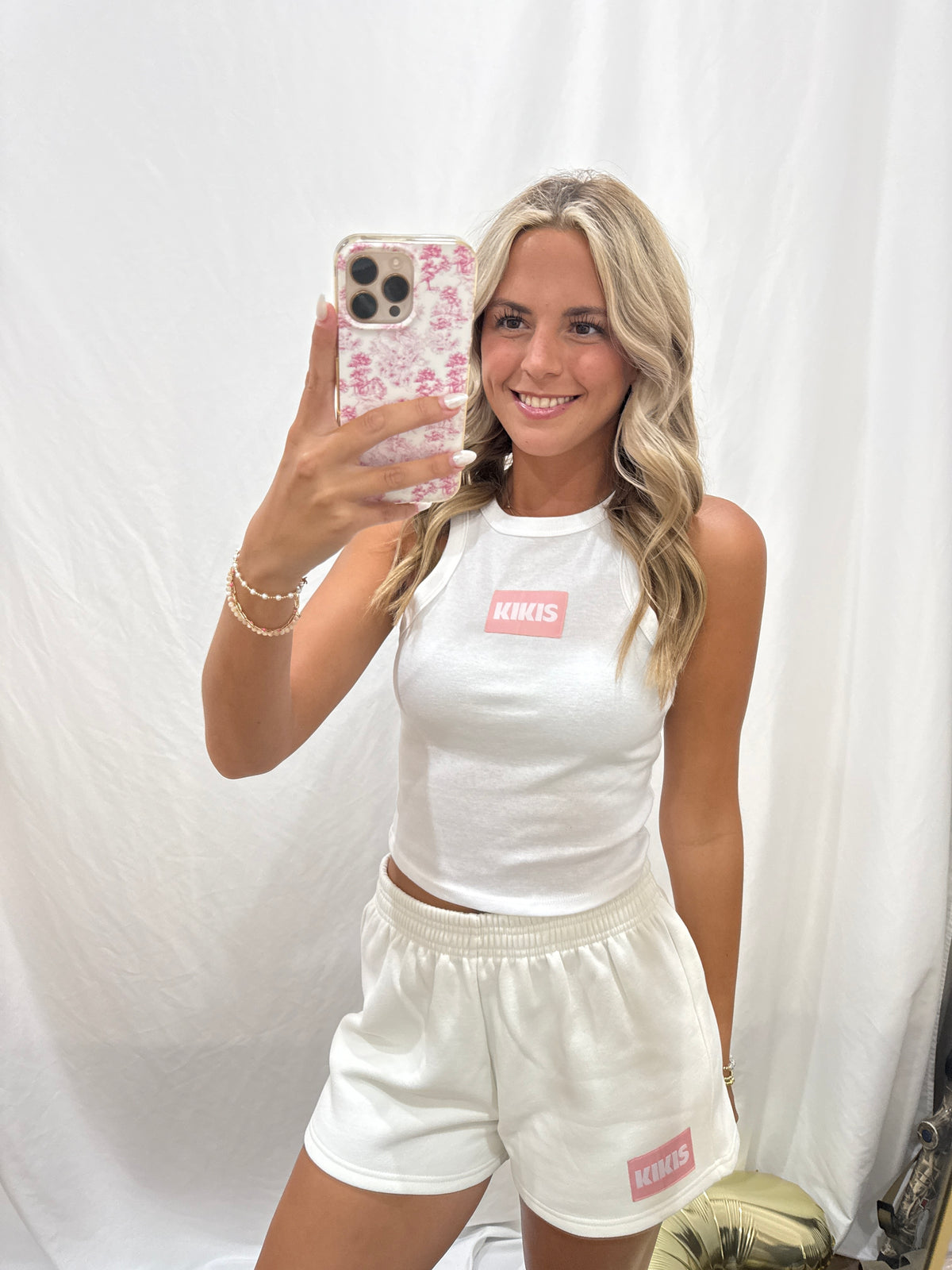 White KIKIS Patch Tank