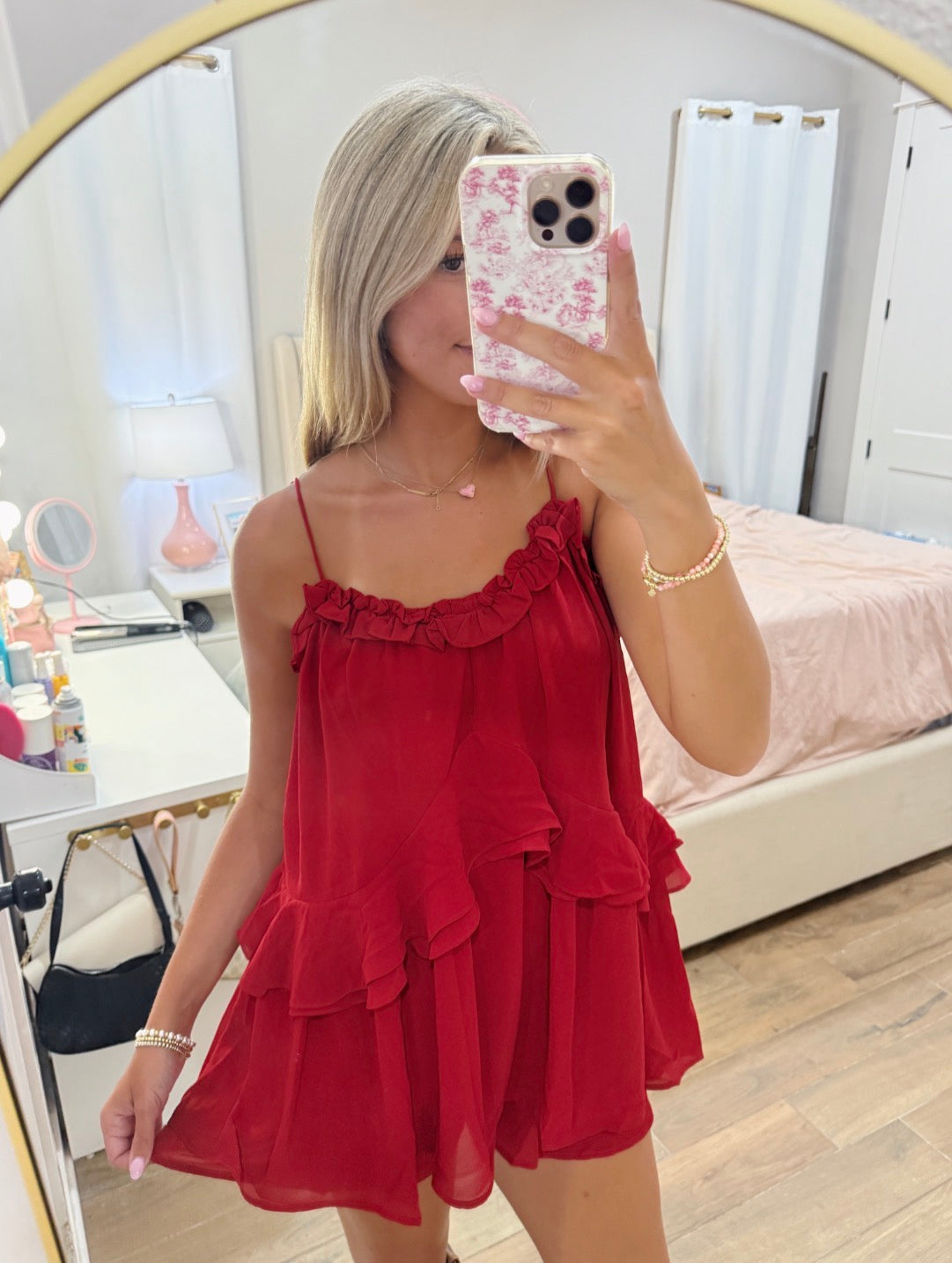 Gig ‘Em Ruffled Romper
