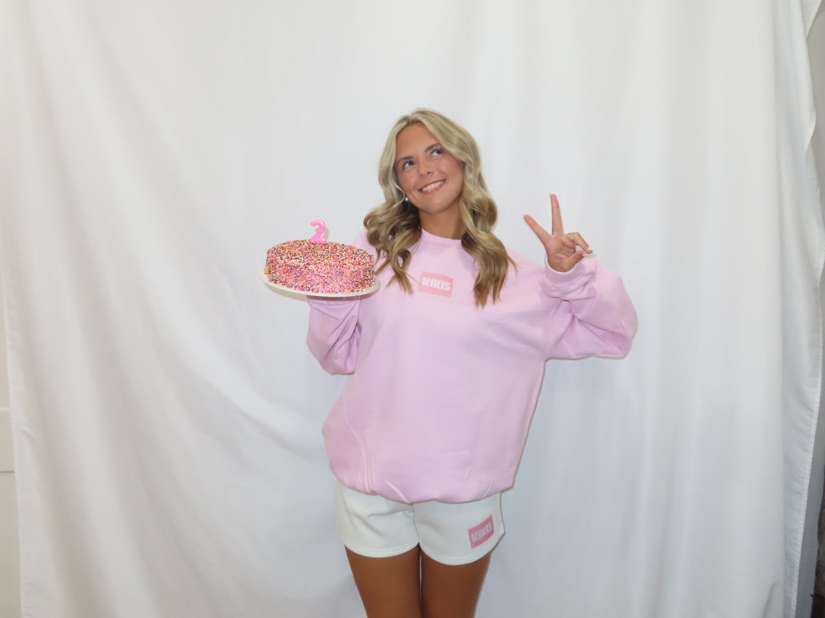 Pink Kiki’s Patch Sweatshirt