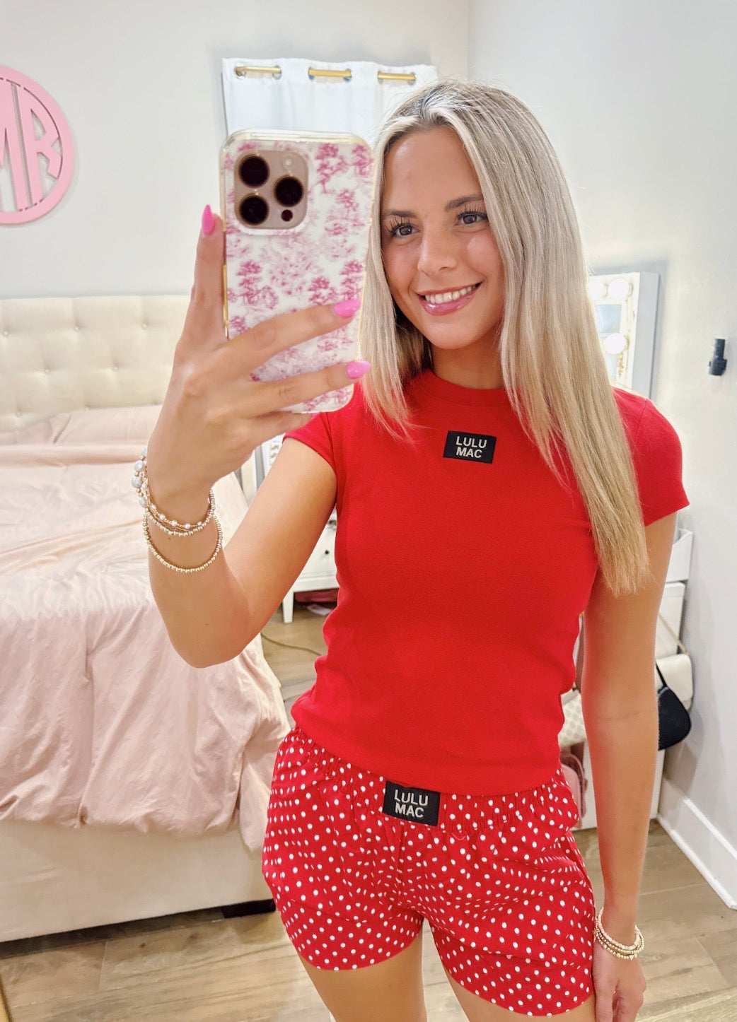 Red Babydoll Top