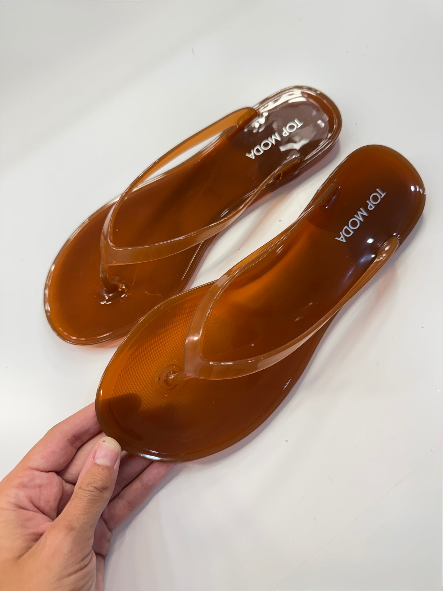 Tan Jelly Sandals