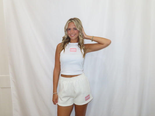 White KIKIS Patch Tank