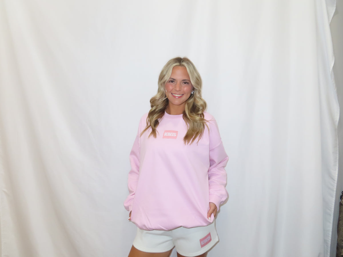 Pink Kiki’s Patch Sweatshirt