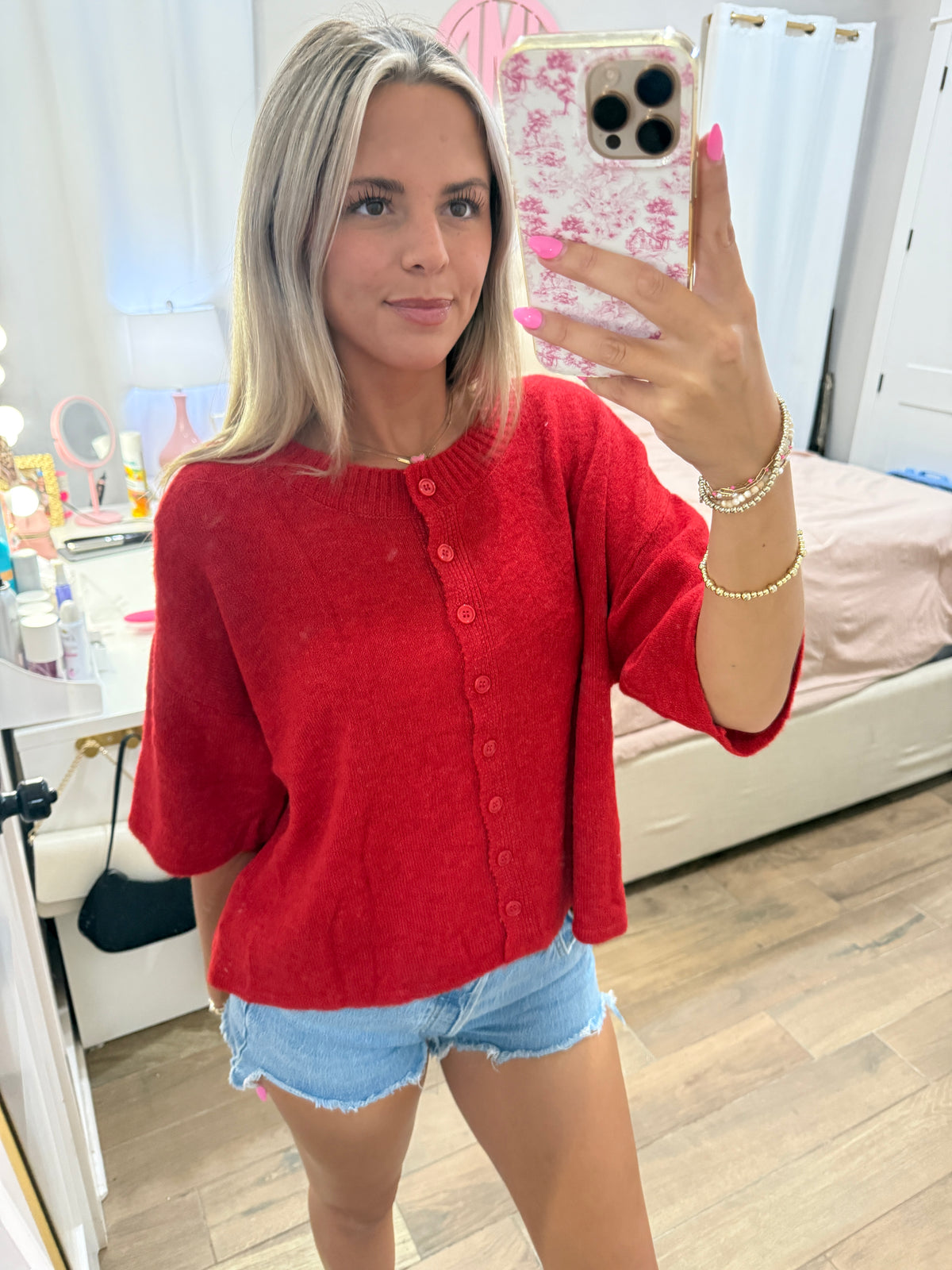 Red Cardigan