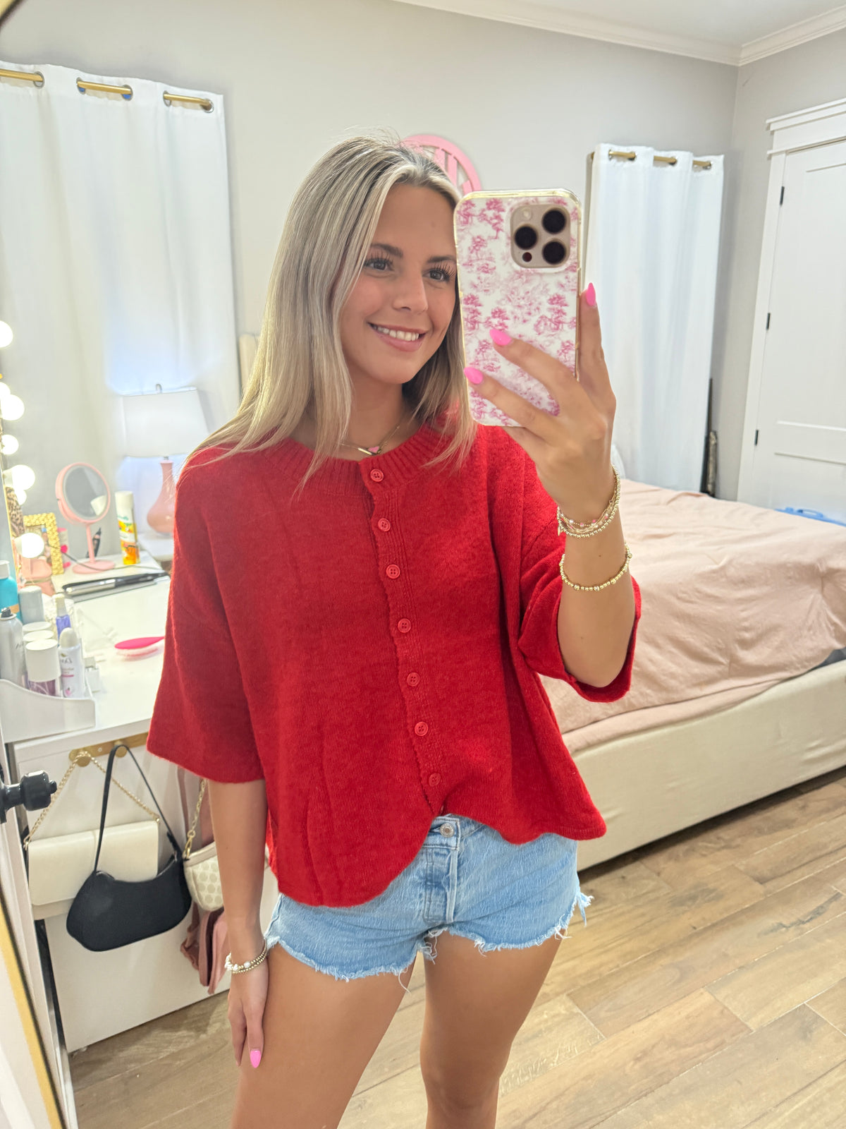 Red Cardigan