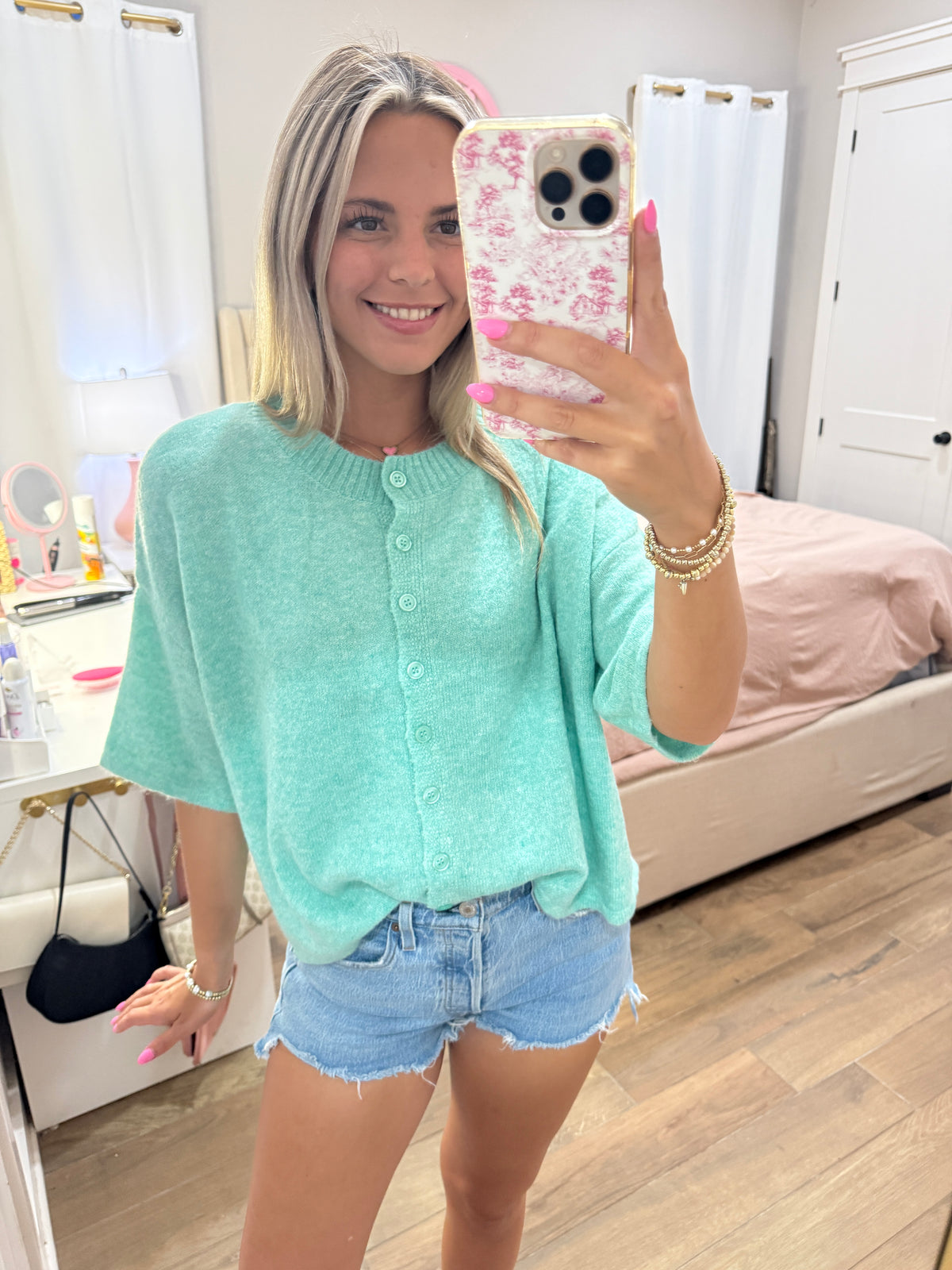 Mint Cardigan
