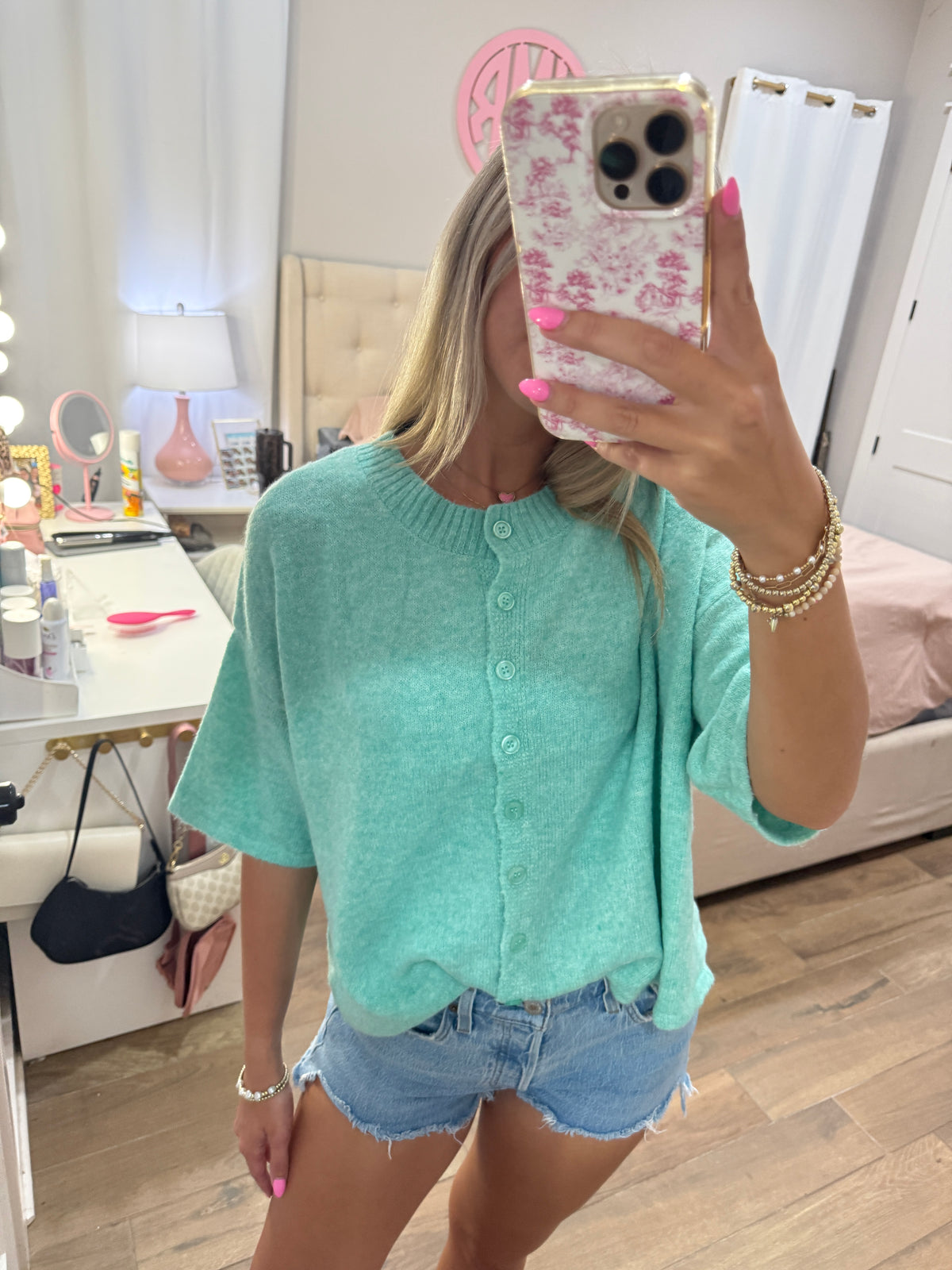 Mint Cardigan