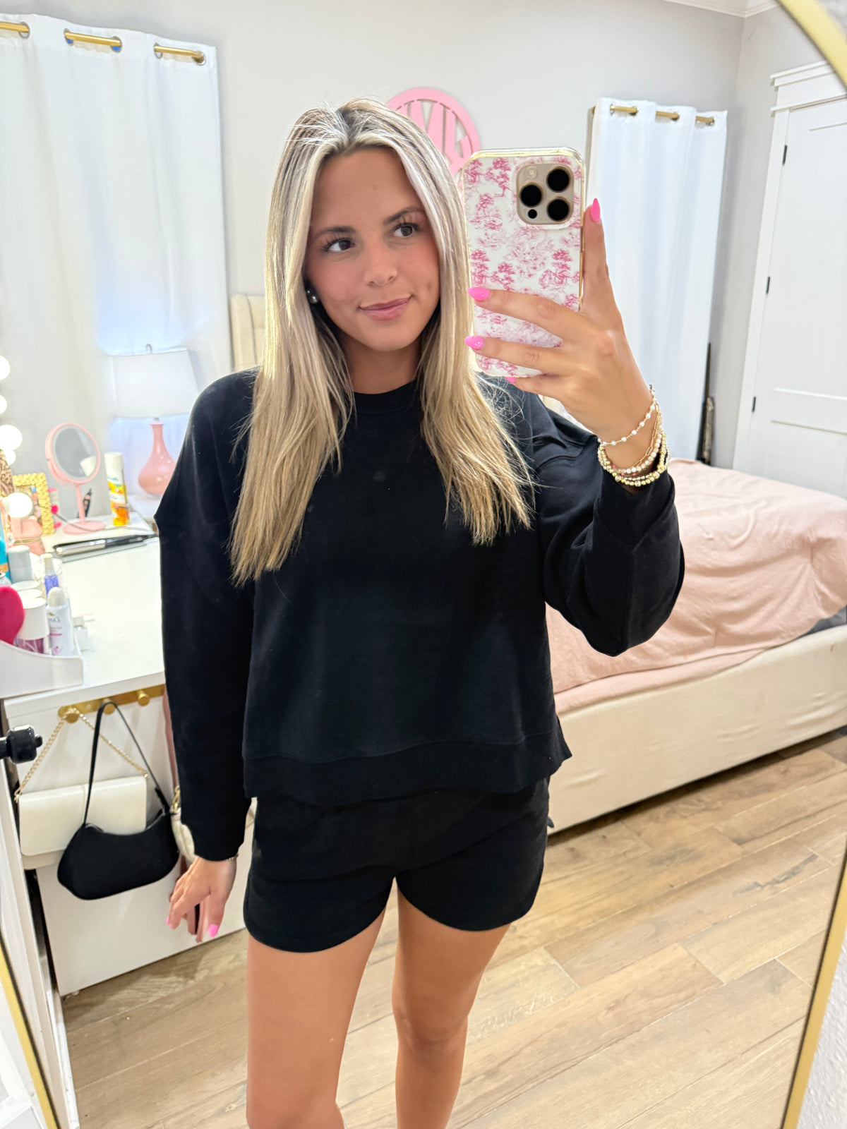 Black Fleece Sweater Set